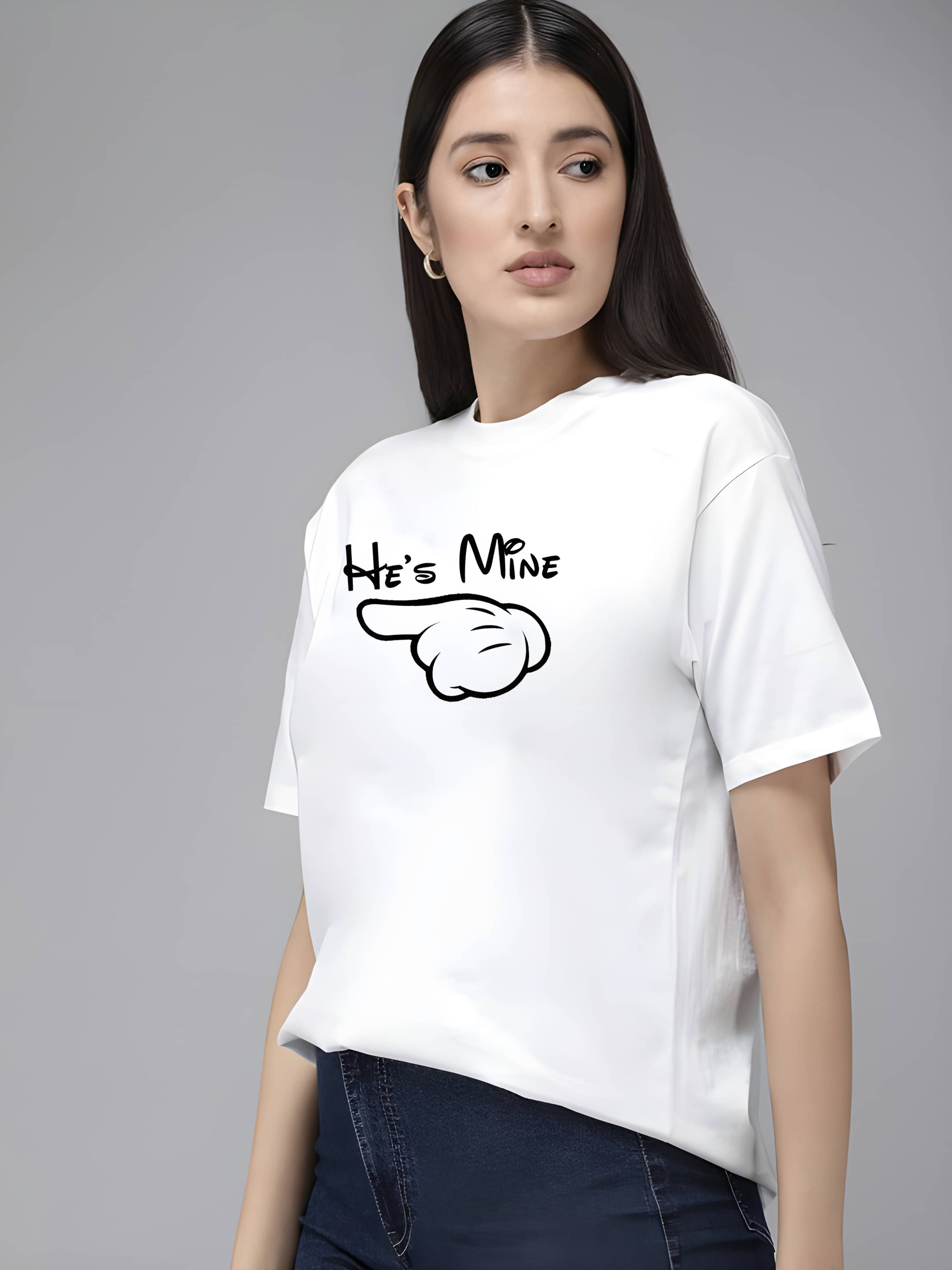 Kaido Women Cotton Printed Regular Fit Round Neck T-Shirt ( White ) Kaido Women Cotton Printed Regular Fit Round Neck T-Shirt ( White )