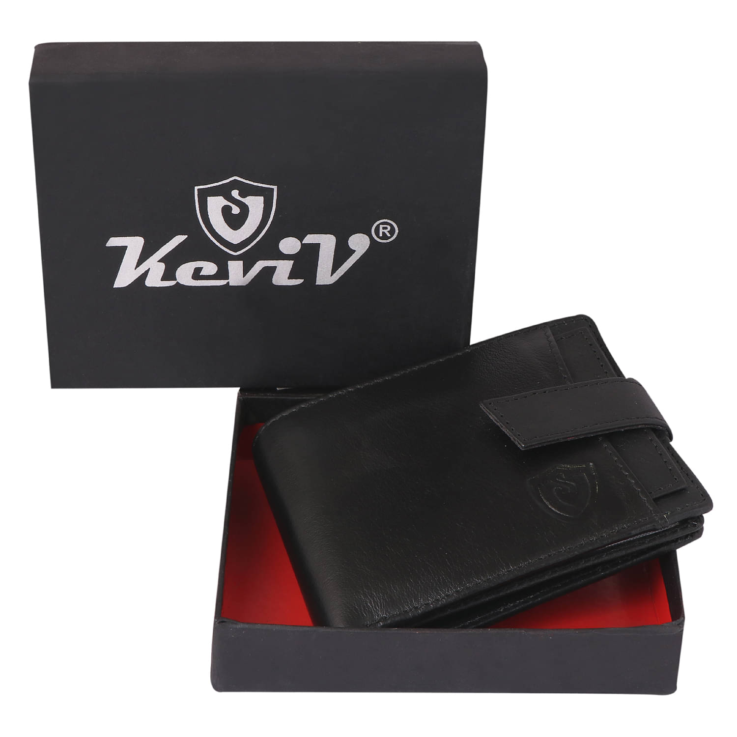     			Keviv Leather,100% Leather Self Design,Solid Men's RFID Wallet,Two Fold Wallet With More Than 10 Slots For Card ( Black , Pack of 1 )