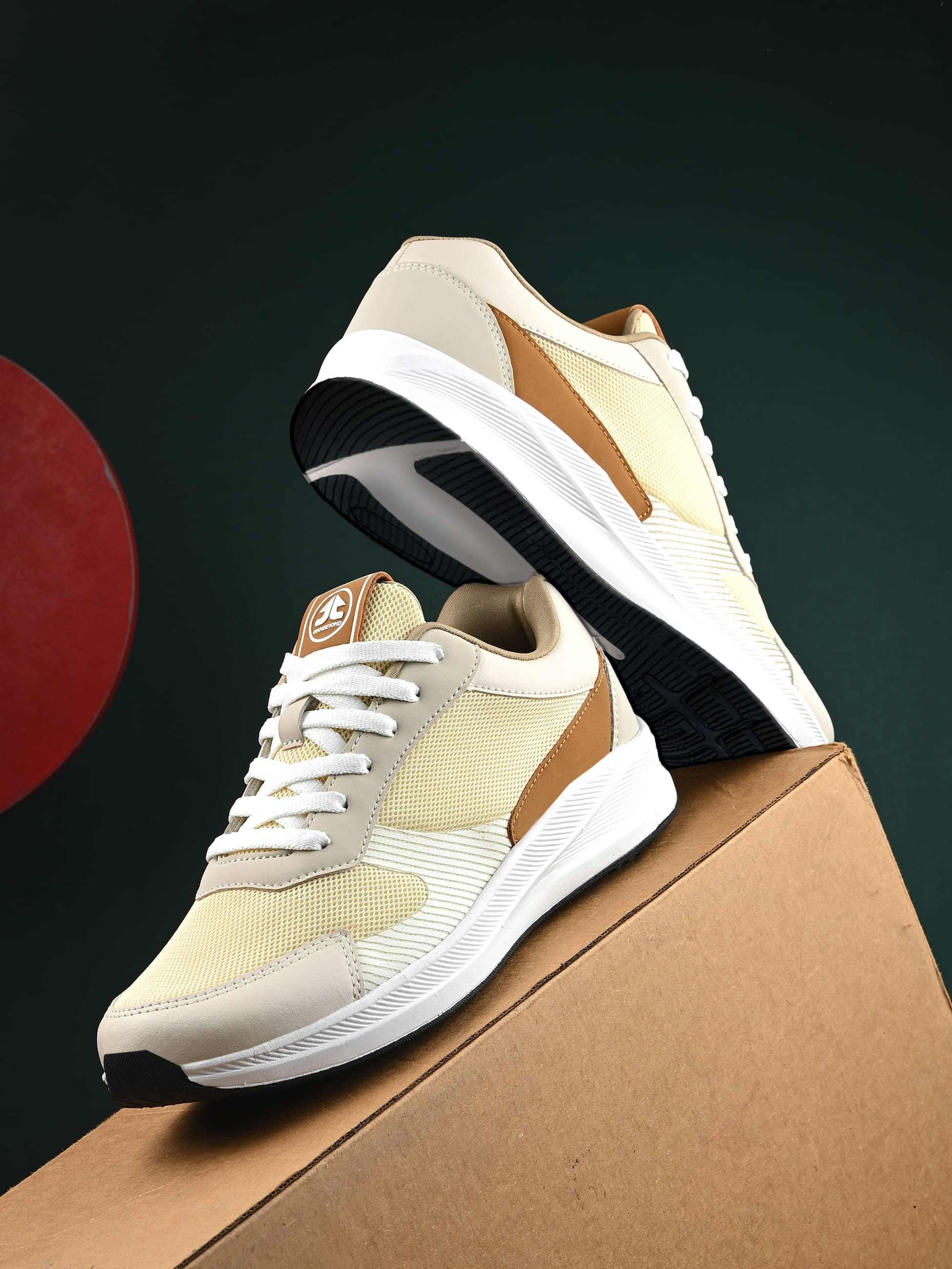     			OFF LIMITS FANTASTIC Beige Men's Sports Running Shoes