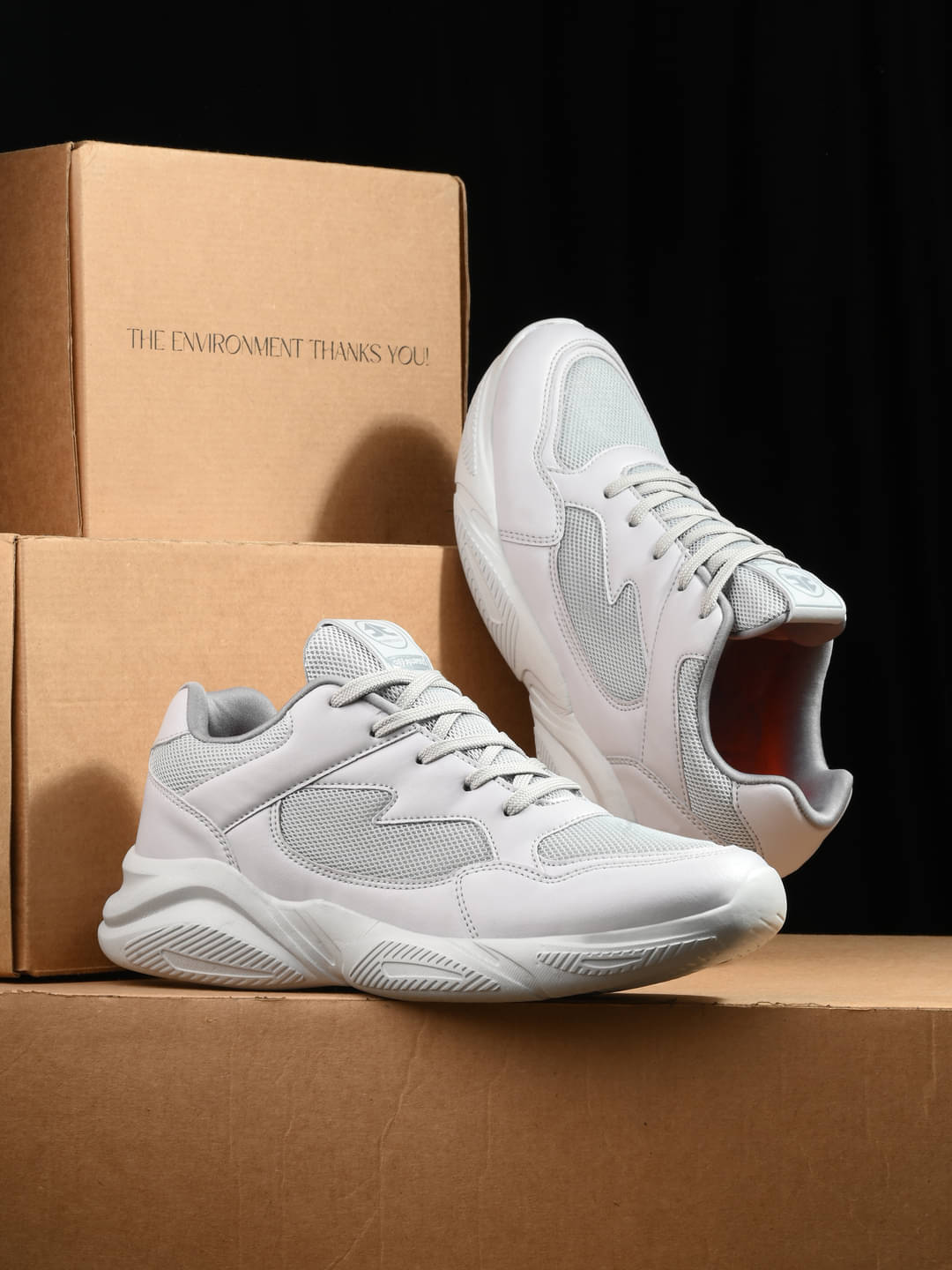     			OFF LIMITS ROGER Light Grey Men's Sneakers