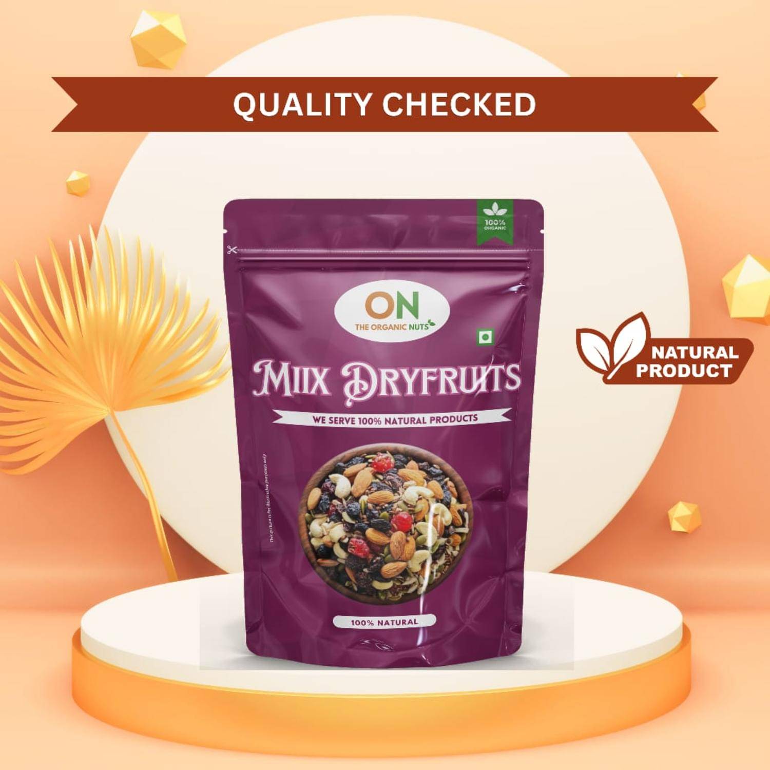THE ORGANIC NUTS Mixed Fruits 250 THE ORGANIC NUTS Mixed Fruits 250