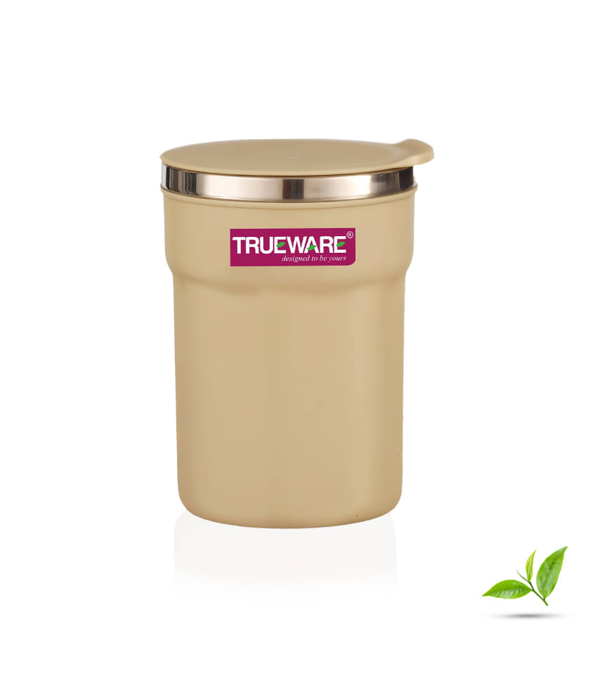     			Trueware ACE SMALL Plastic & Steel Coffee Mug 275 mL ( Pack of 1 )