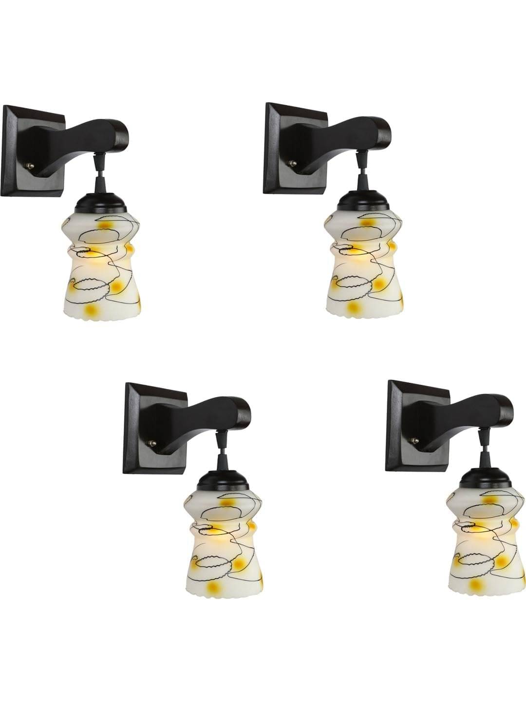 AFAST Multicolor Swing Arm Wall Light ( Pack of 4 ) AFAST Multicolor Swing Arm Wall Light ( Pack of 4 )