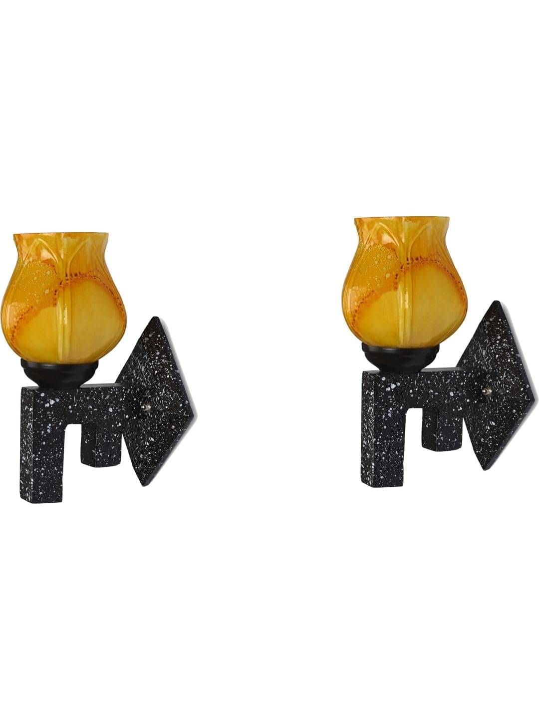    			AFAST Yellow Up Light Wall Lamp ( Pack of 2 )