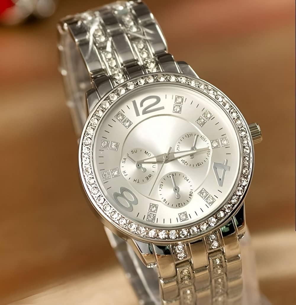 DECLASSE Silver Metal Analog Womens Watch
