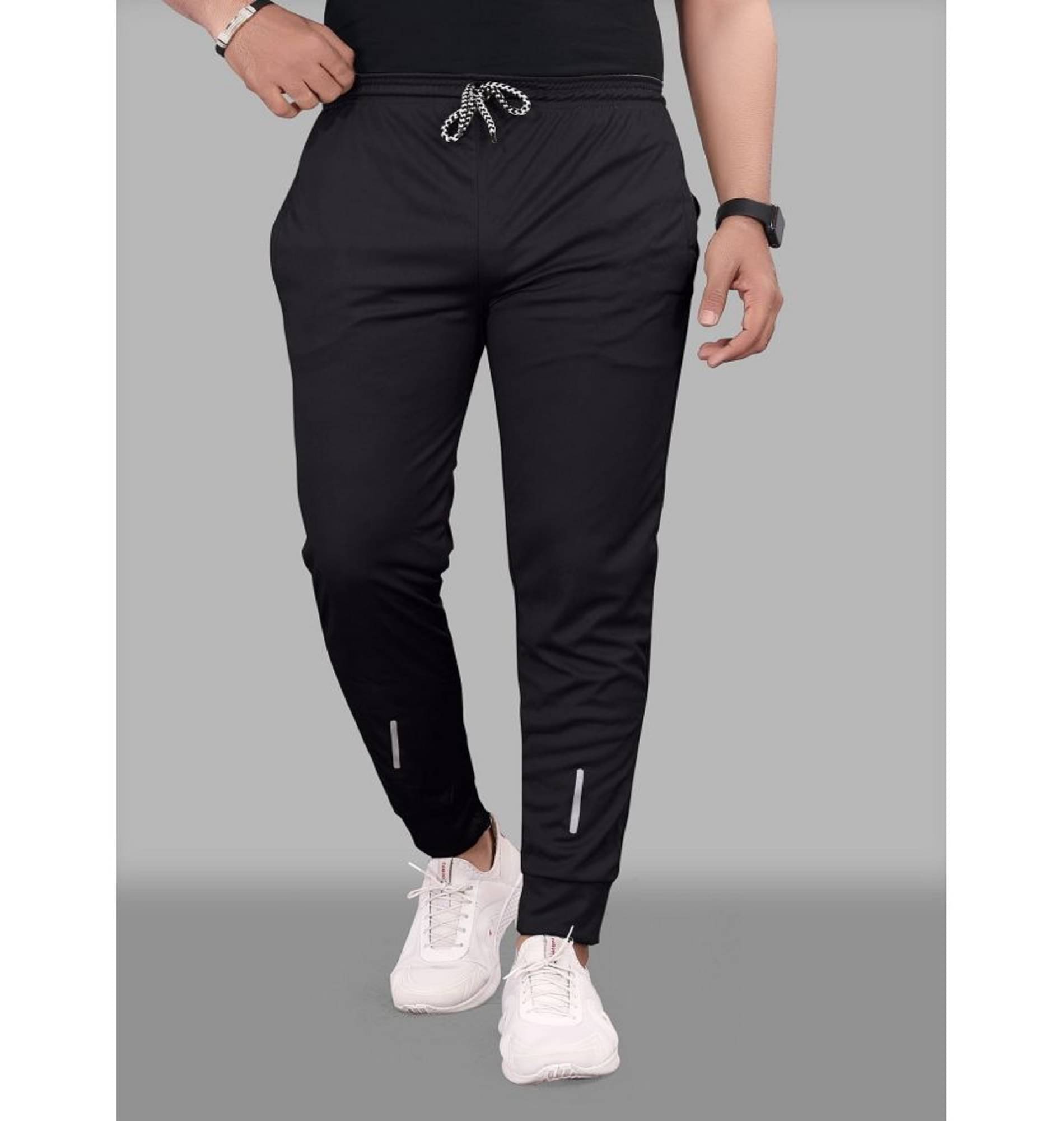     			GENERIC 0 Black Polyester Men's Trackpants ( Pack of 1 )