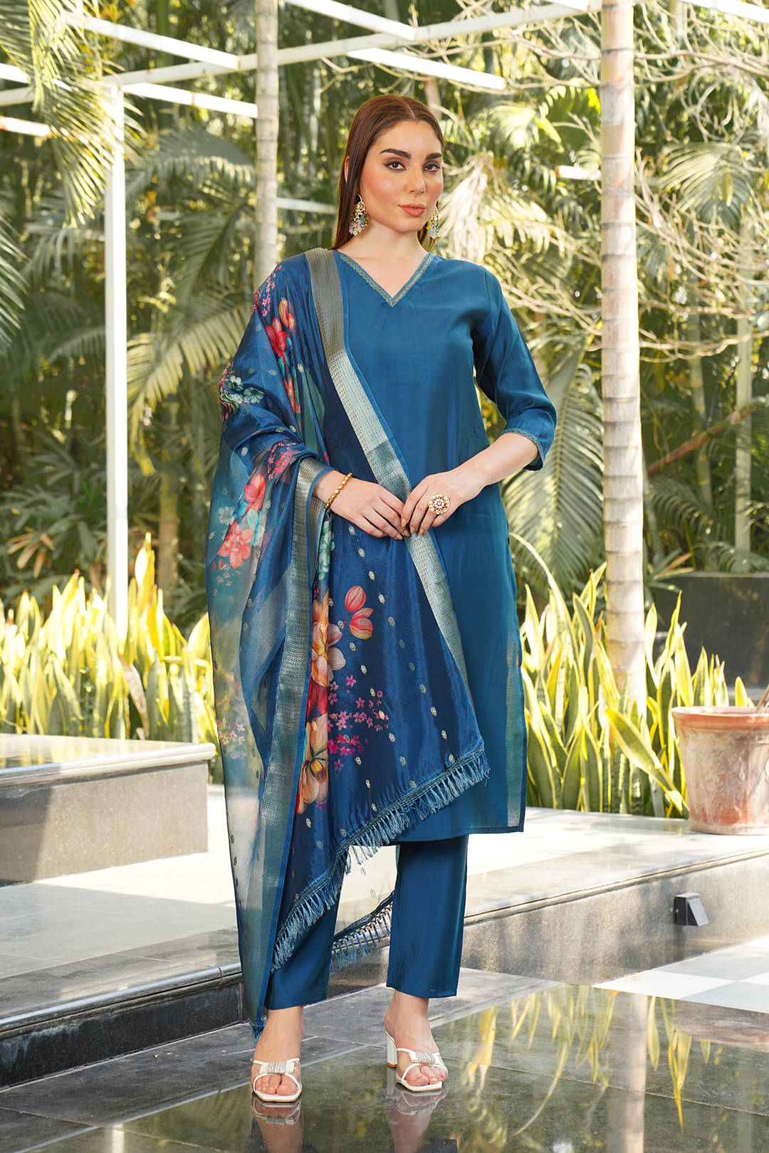 Sitanjali Rayon Solid Kurti With Pants Women's Stitched Salwar Suit - Dark Blue ( Pack of 1 ) Sitanjali Rayon Solid Kurti With Pants Women's Stitched Salwar Suit - Dark Blue ( Pack of 1 )