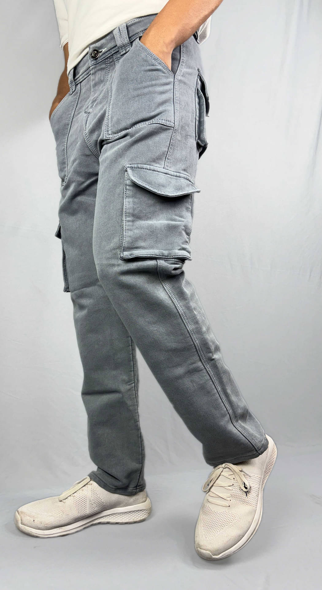     			Styzon Regular Fit Faded Men's Jeans - Grey ( Pack of 1 )