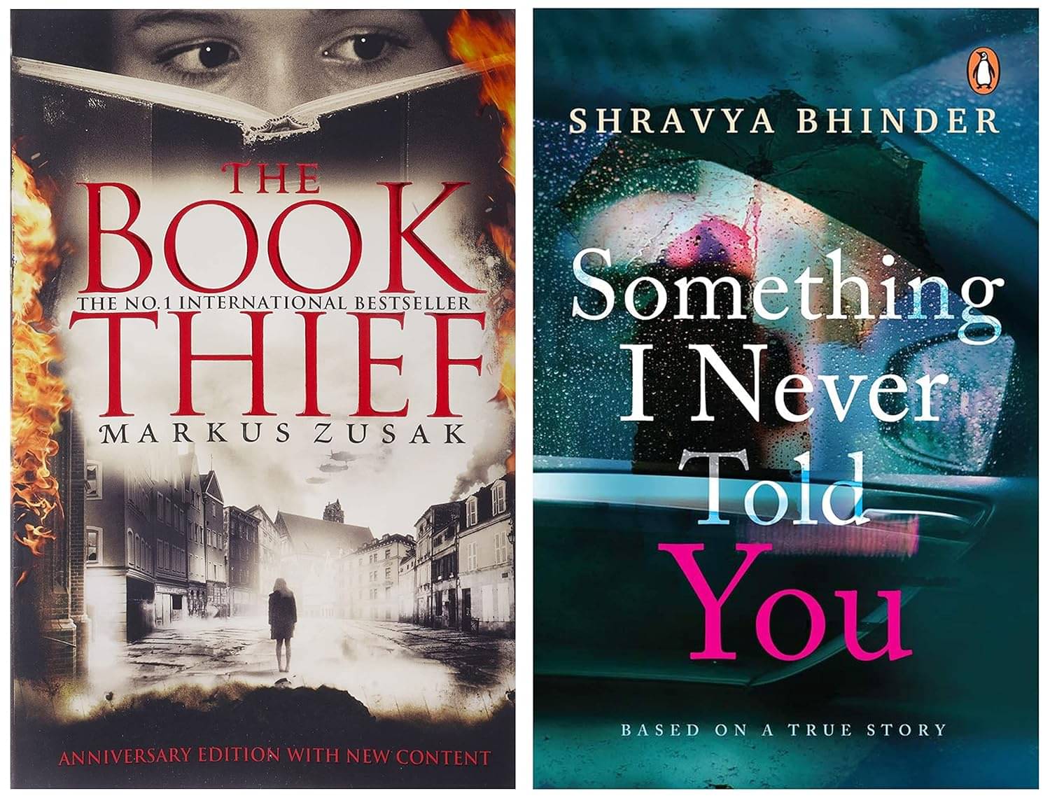     			The Book Thief+Something I Never Told You By Markus & Sharvya
