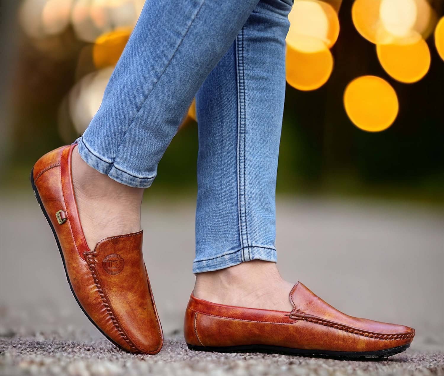 jactooz Brown Men's Slip on - Formal Shoes | Buy online on ZillyBuy