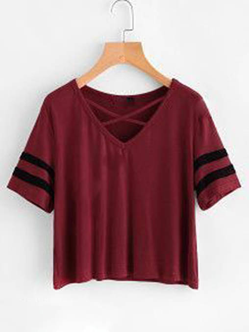 vivient Maroon Cotton Blend Women's Regular Top ( Pack of 1 ) vivient Maroon Cotton Blend Women's Regular Top ( Pack of 1 )