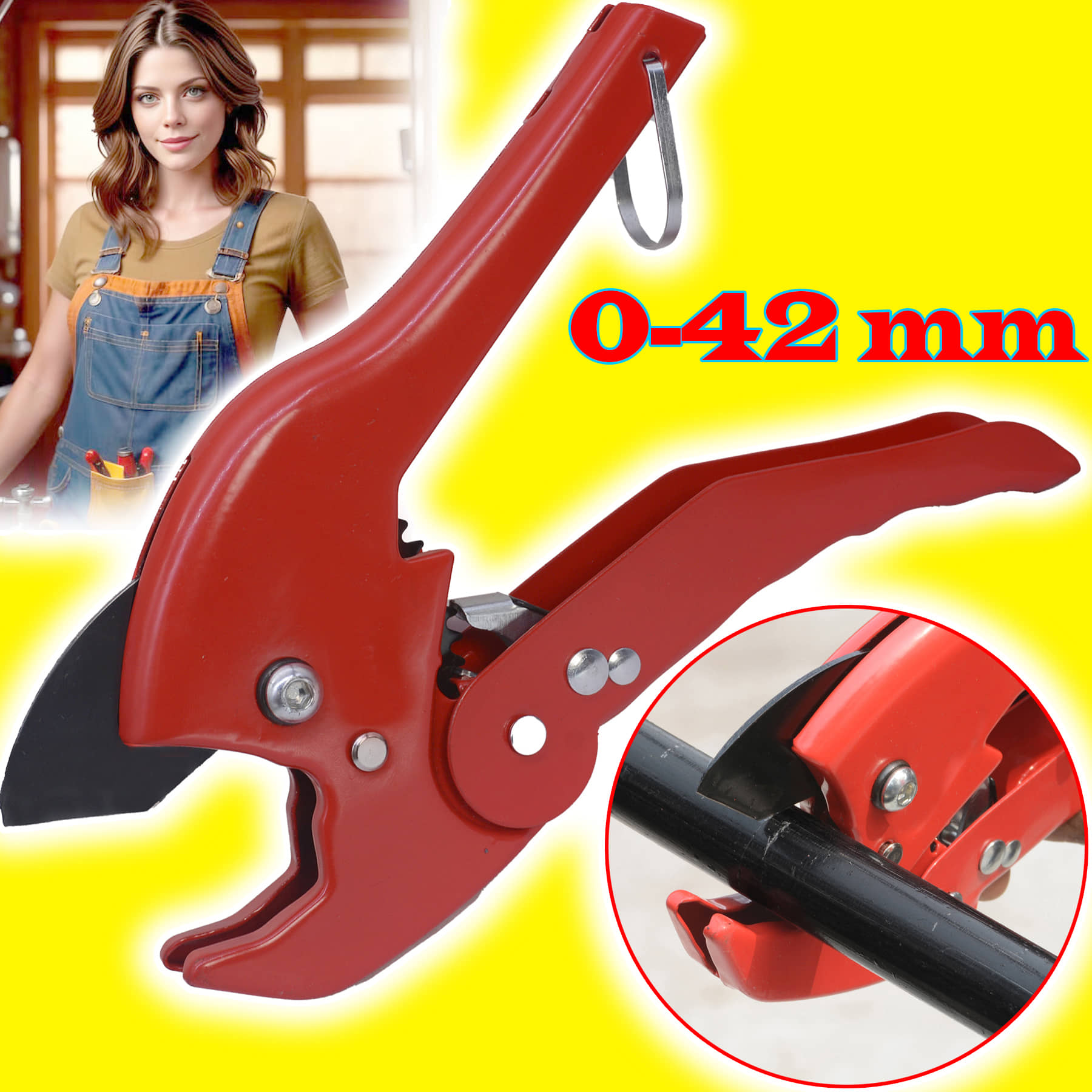 0-42mm PVC pipe scissors, ppr pipe cutter - Stationery | Buy online on ZillyBuy