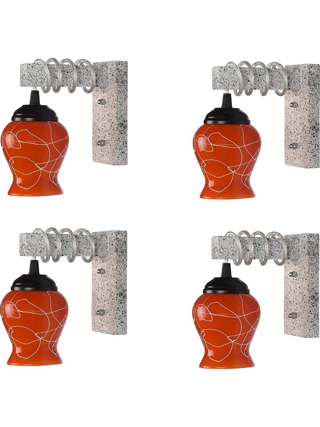 AFAST Multicolor Swing Arm Wall Light ( Pack of 4 ) AFAST Multicolor Swing Arm Wall Light ( Pack of 4 )