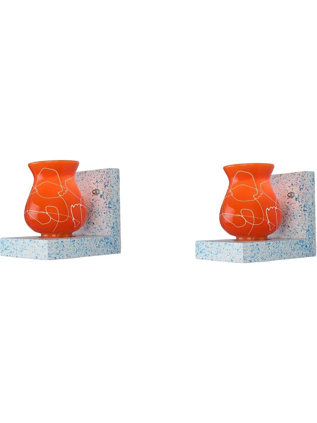 AFAST Multicolor Wallchiere ( Pack of 2 ) AFAST Multicolor Wallchiere ( Pack of 2 )