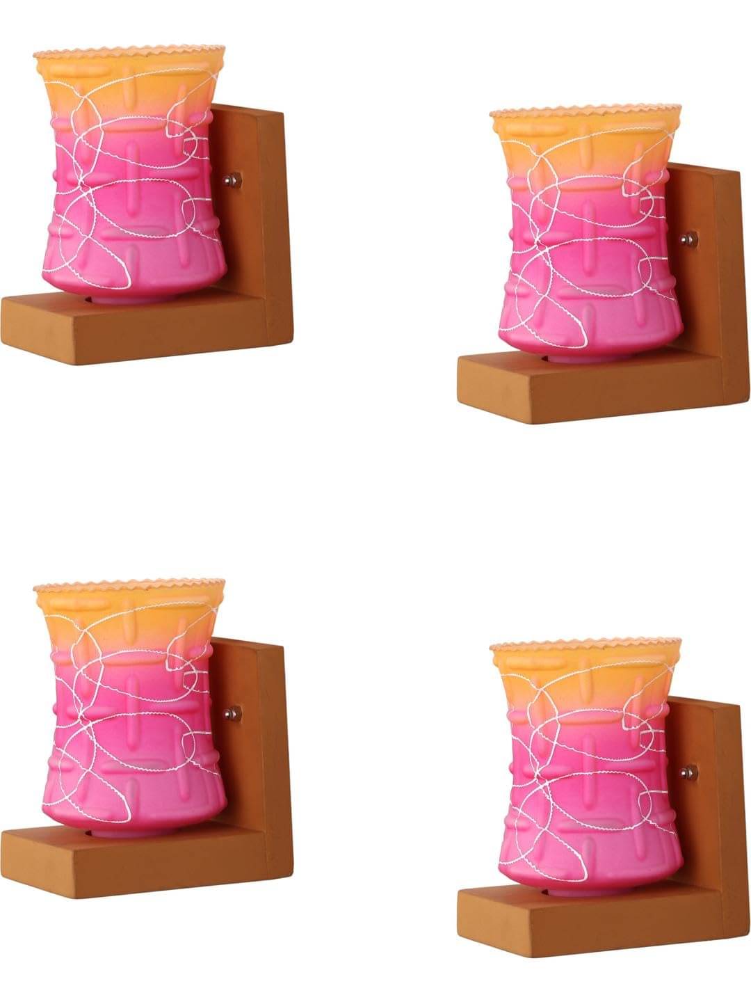 AFAST Multicolor Wallchiere ( Pack of 4 ) AFAST Multicolor Wallchiere ( Pack of 4 )