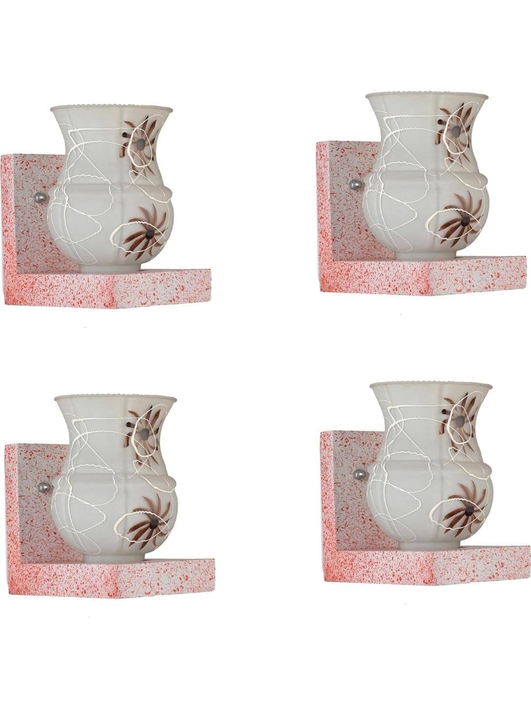     			AFAST Multicolor Wallchiere ( Pack of 4 )