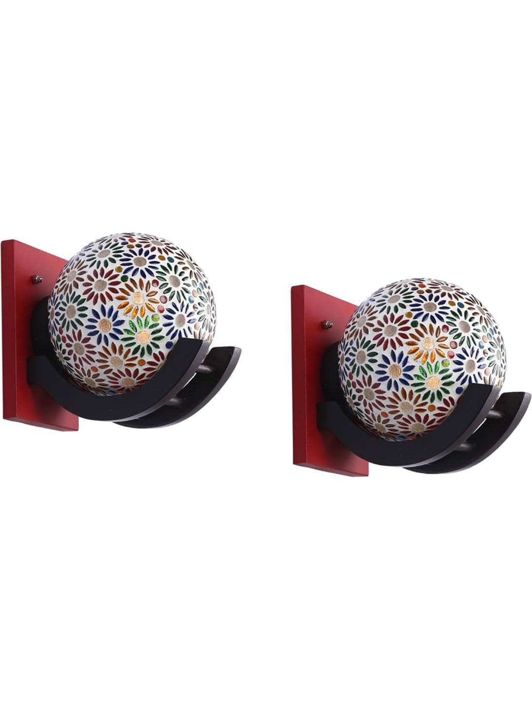     			AFAST Multicolor Wallchiere ( Pack of 2 )