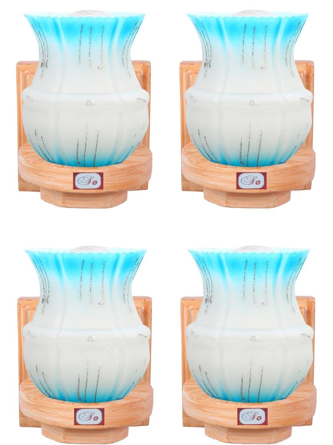     			AFAST Multicolor Wallchiere ( Pack of 4 )