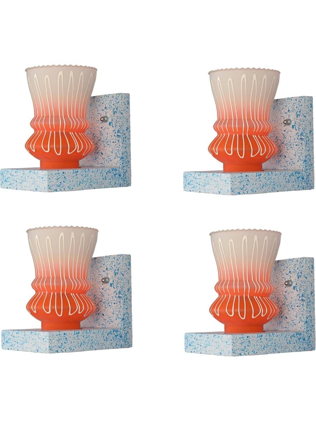     			AFAST Multicolor Wallchiere ( Pack of 4 )