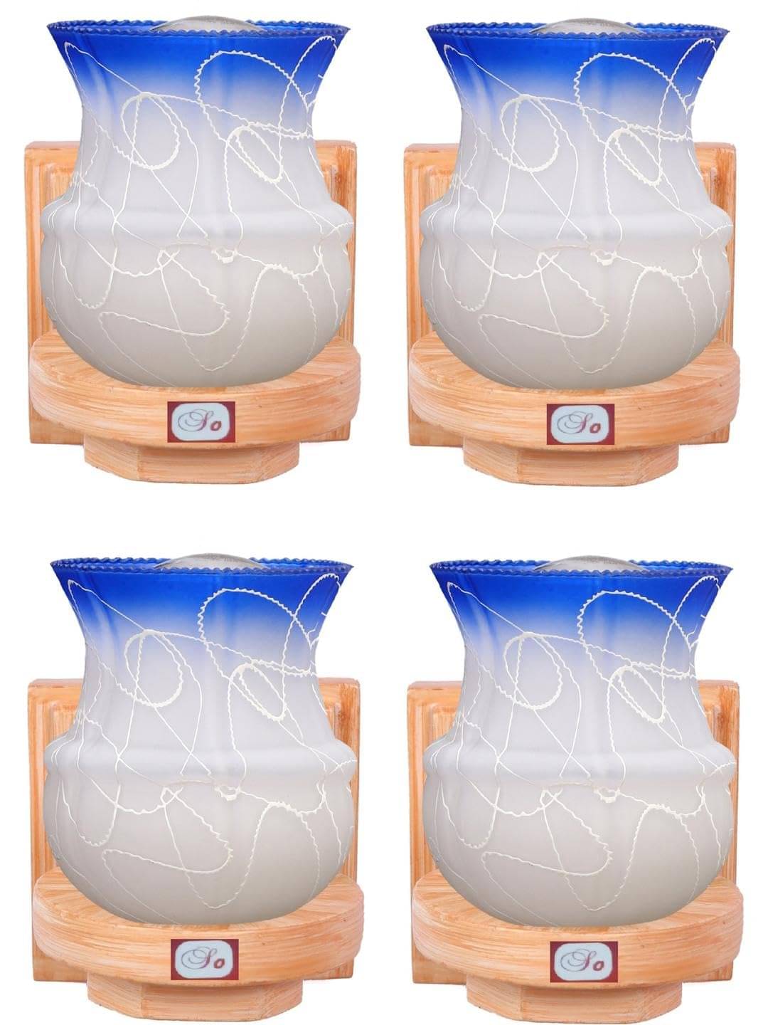     			AFAST Multicolor Wallchiere ( Pack of 4 )