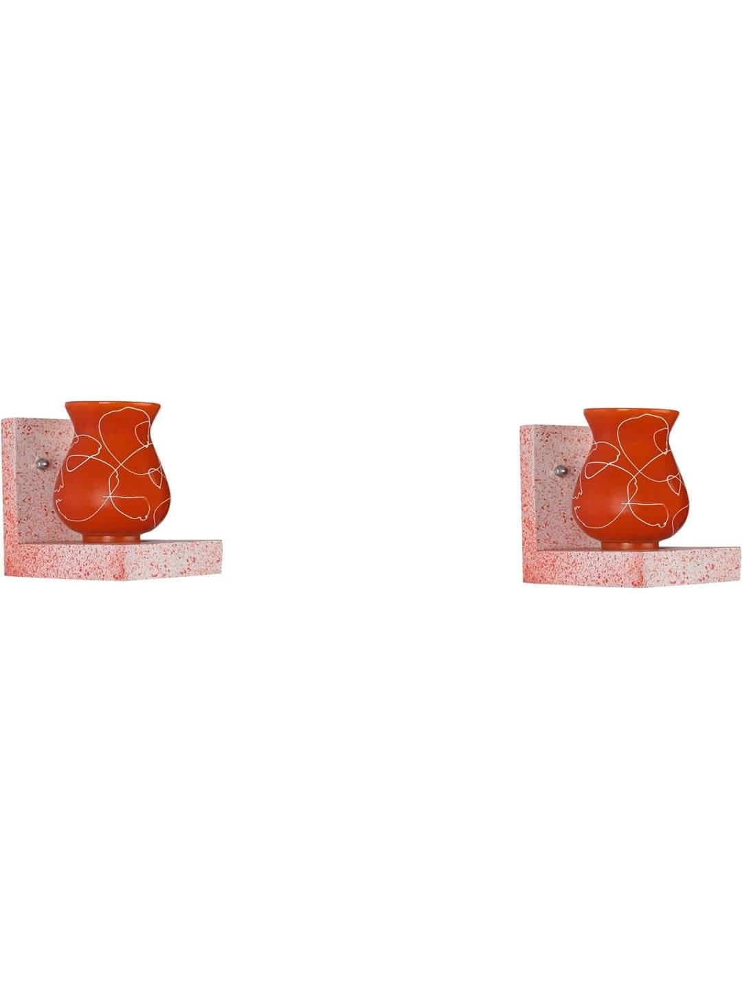     			AFAST Multicolor Wallchiere ( Pack of 2 )