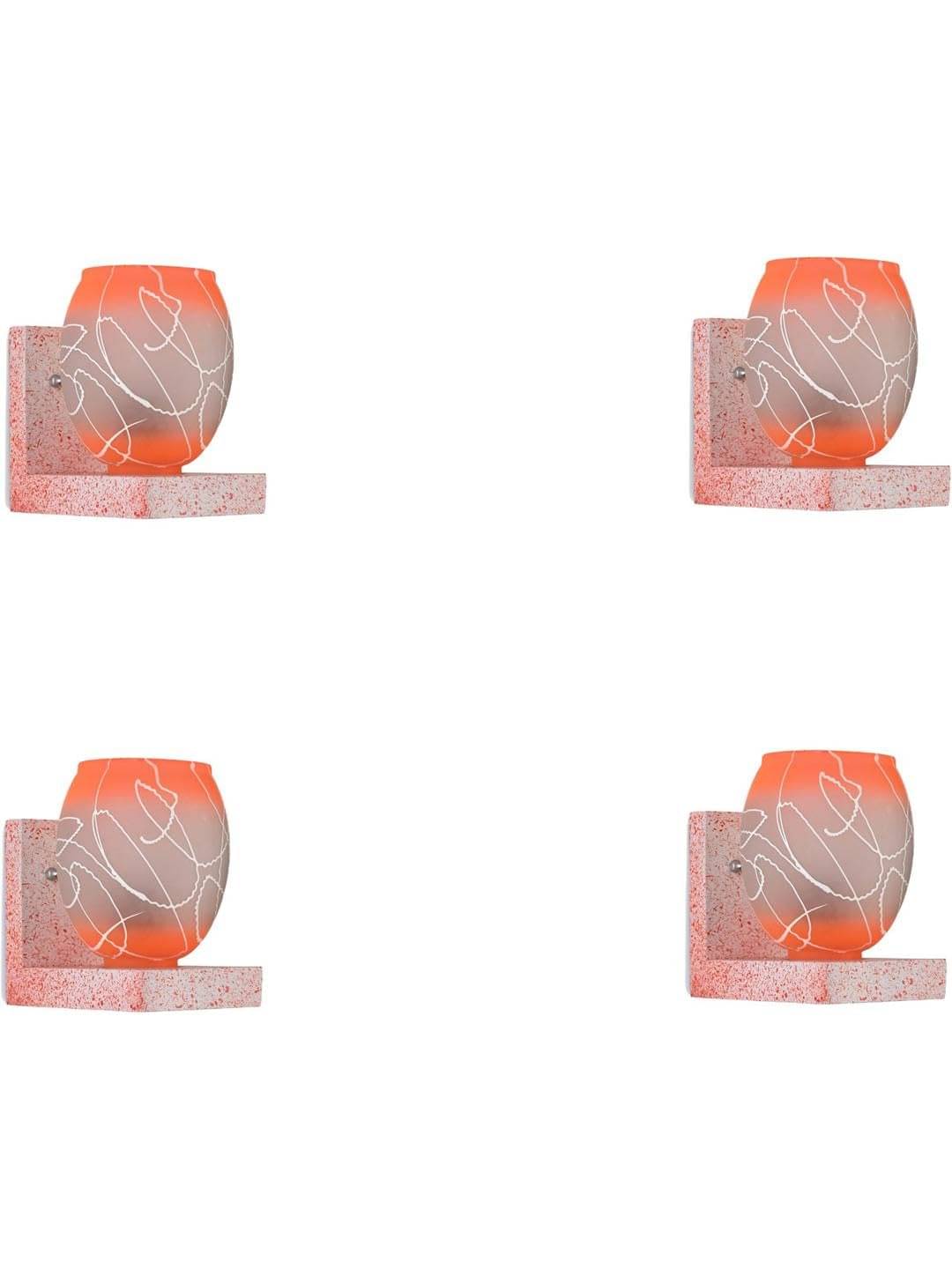     			AFAST Multicolor Wallchiere ( Pack of 4 )