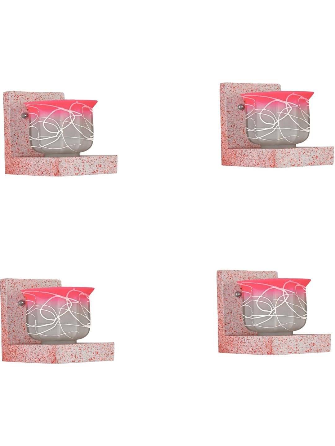 AFAST Multicolor Wallchiere ( Pack of 4 ) AFAST Multicolor Wallchiere ( Pack of 4 )