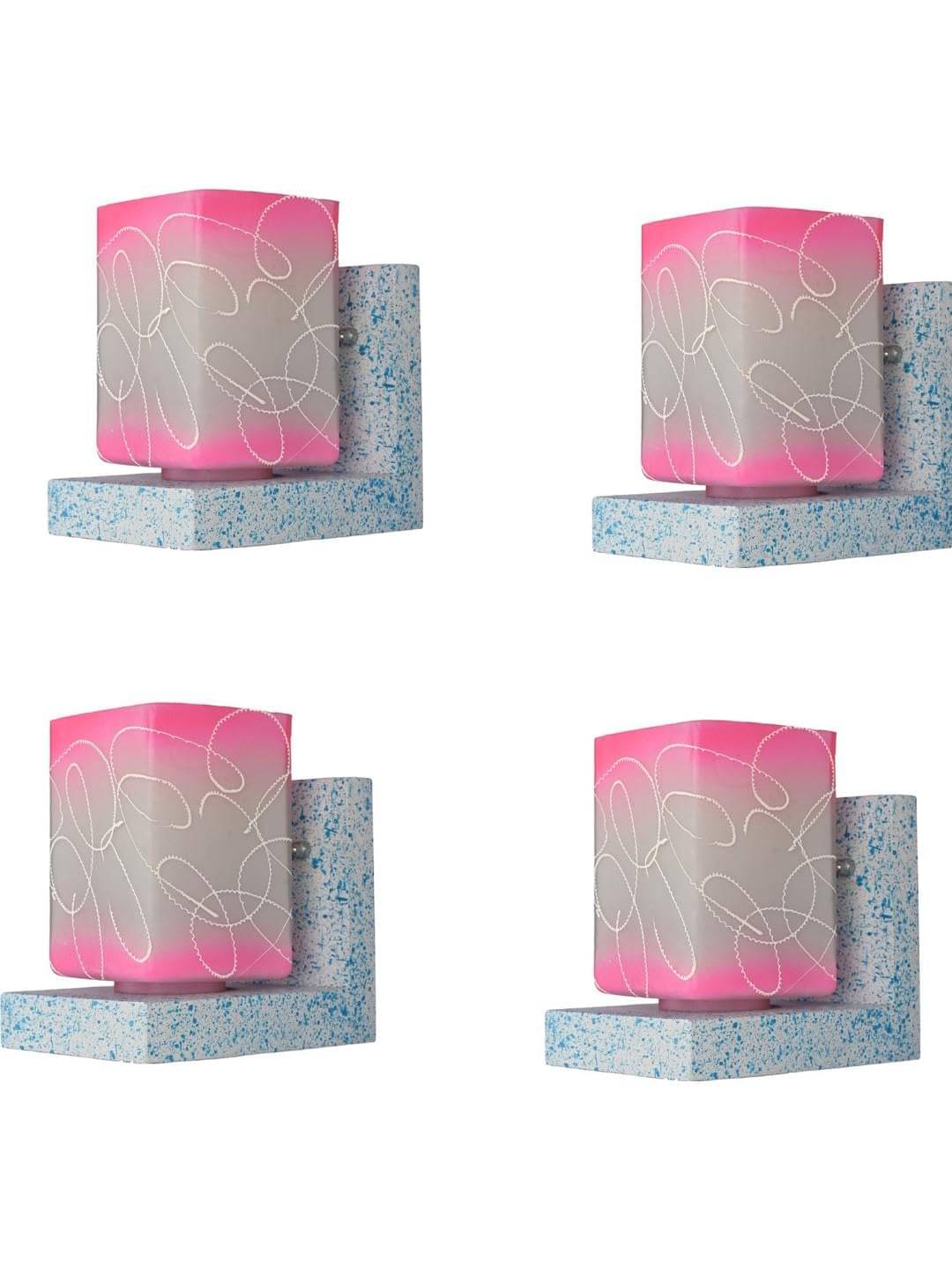     			AFAST Multicolor Wallchiere ( Pack of 4 )