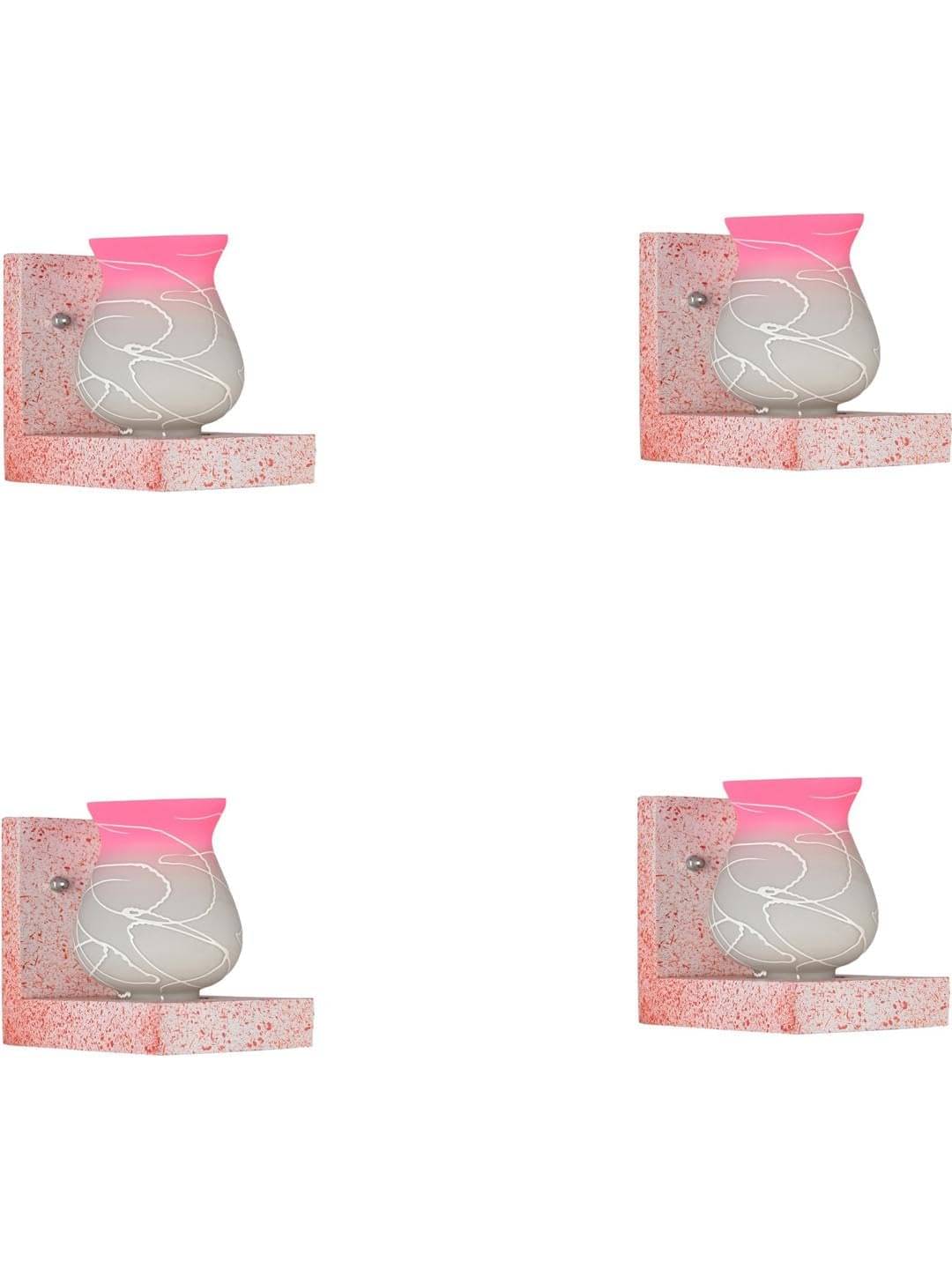 AFAST Multicolor Wallchiere ( Pack of 4 ) AFAST Multicolor Wallchiere ( Pack of 4 )