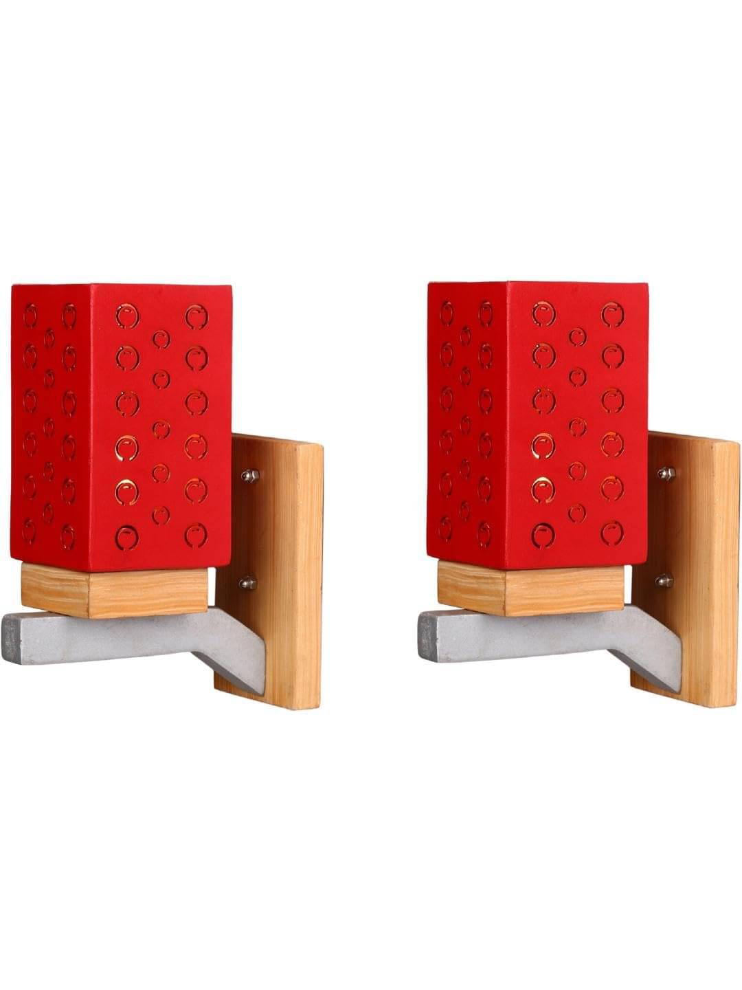     			AFAST Red Wallchiere ( Pack of 2 )