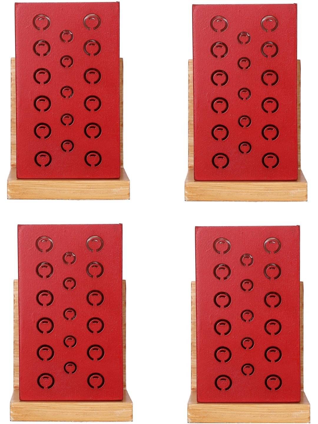     			AFAST Red Wallchiere ( Pack of 4 )