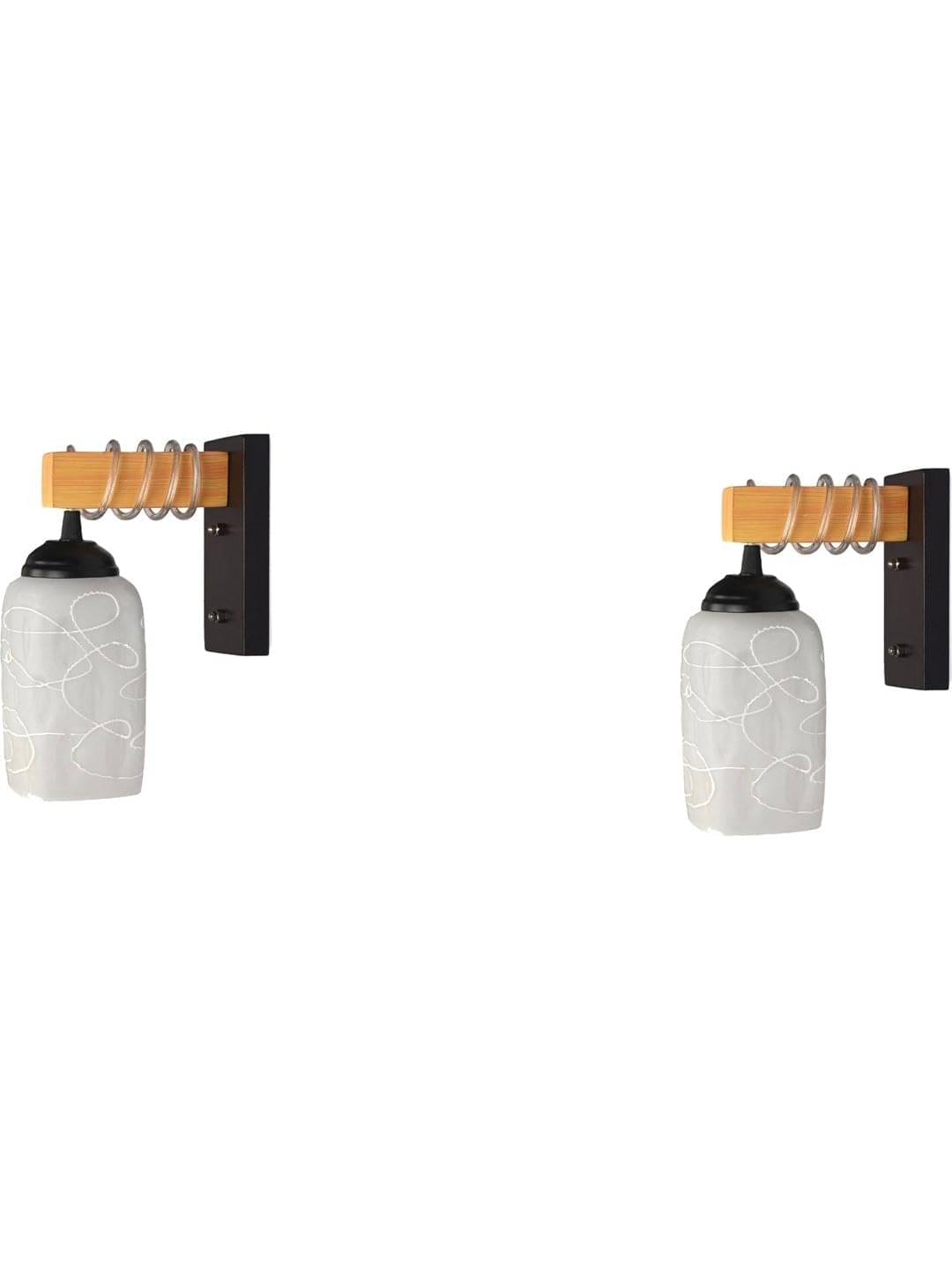    			AFAST White Swing Arm Wall Light ( Pack of 2 )
