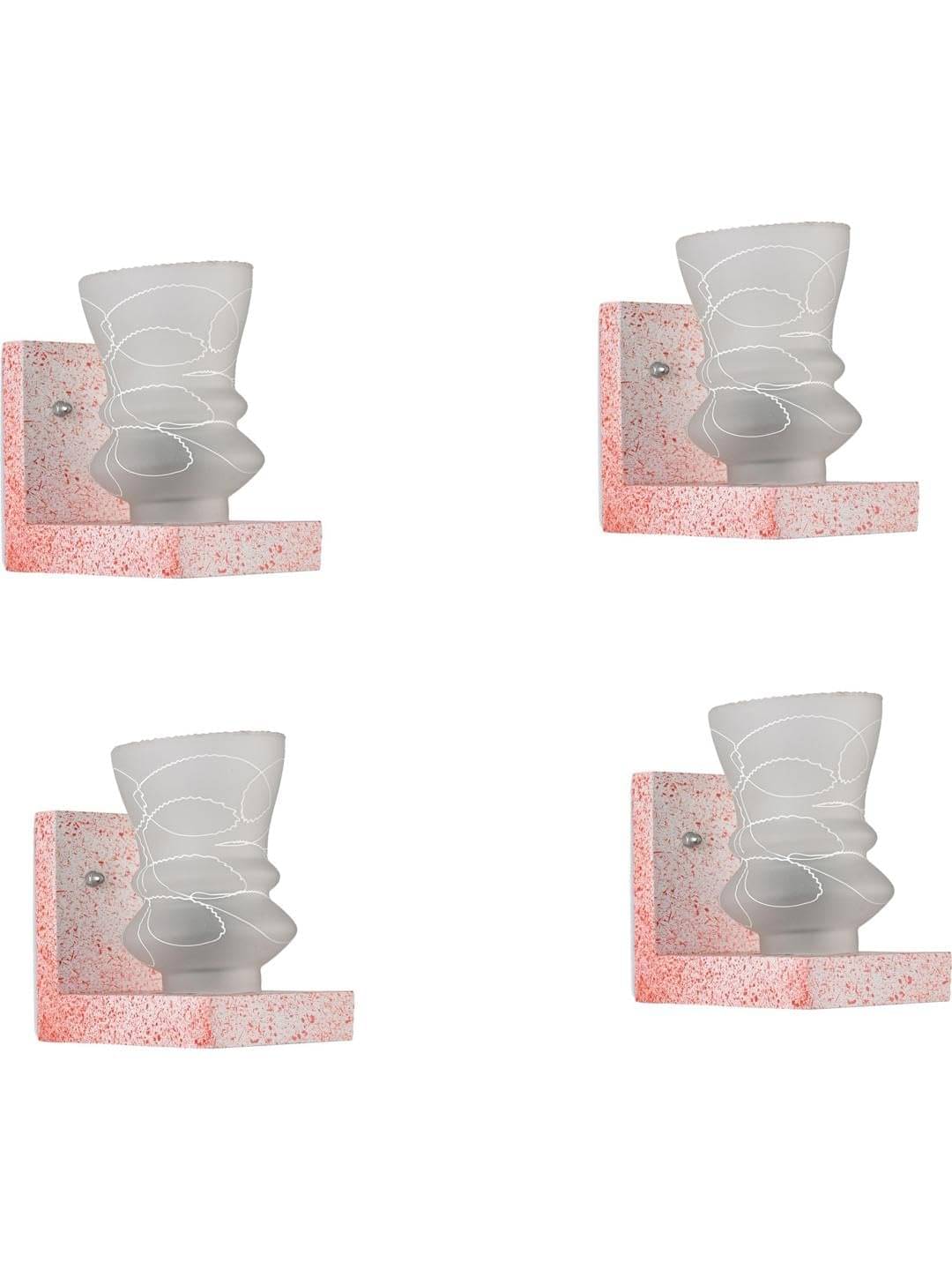 AFAST White Wallchiere ( Pack of 4 ) AFAST White Wallchiere ( Pack of 4 )