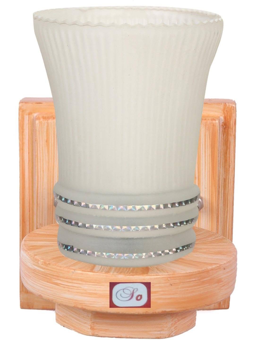     			AFAST White Wallchiere ( Pack of 1 )