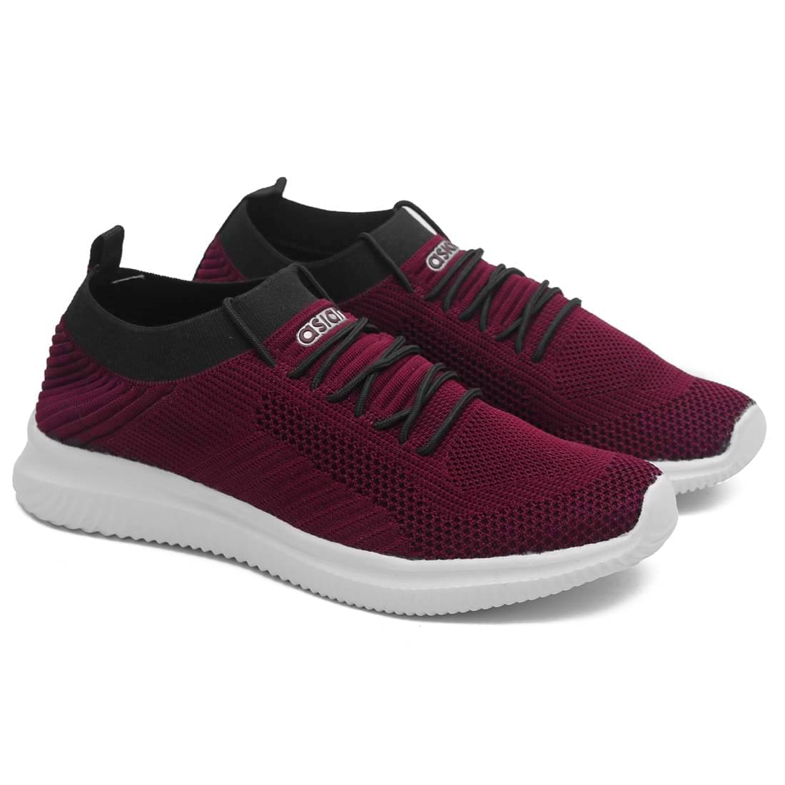     			ASIAN Maroon Men's Sports Running Shoes