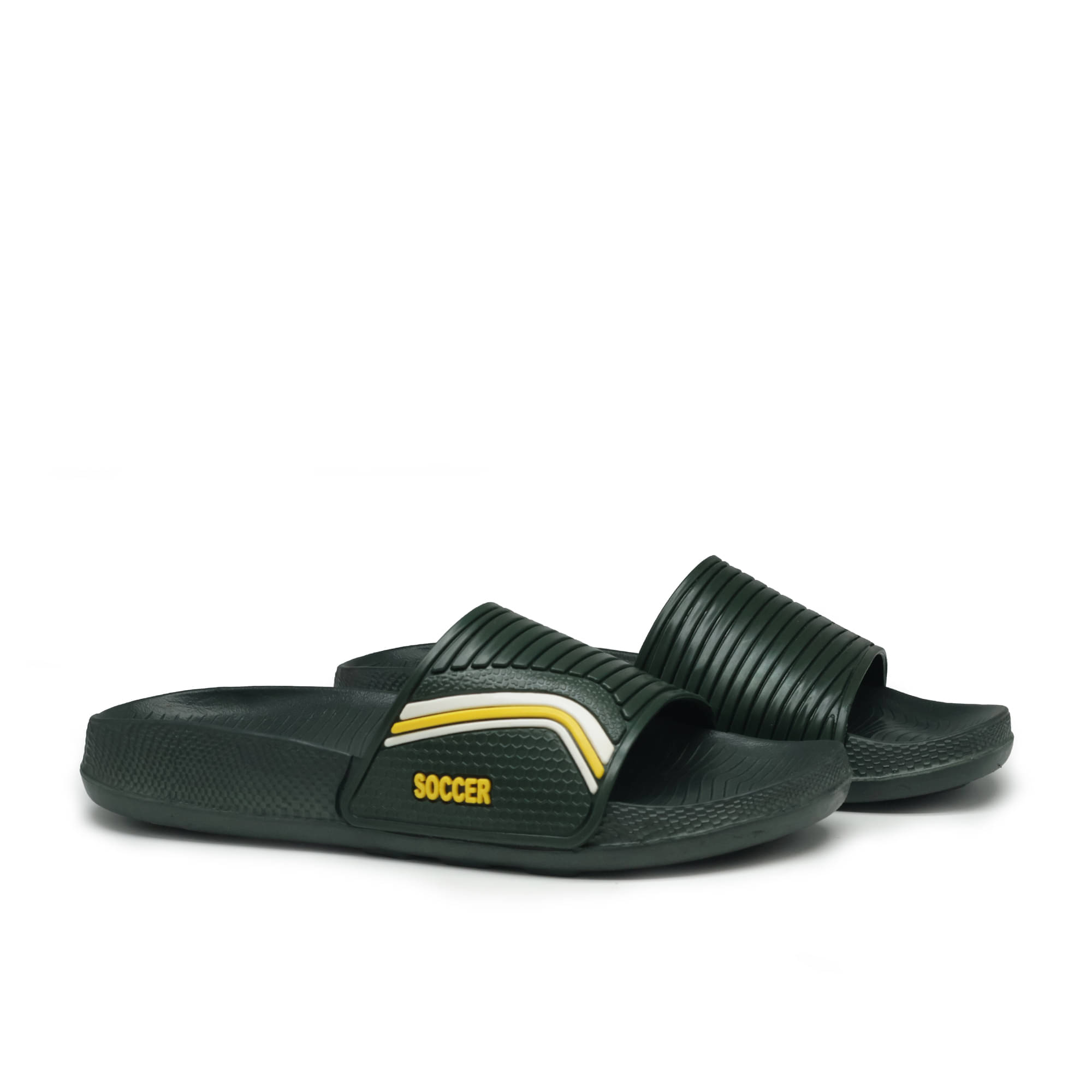     			ASIAN Olive Men's Slide Flip Flop