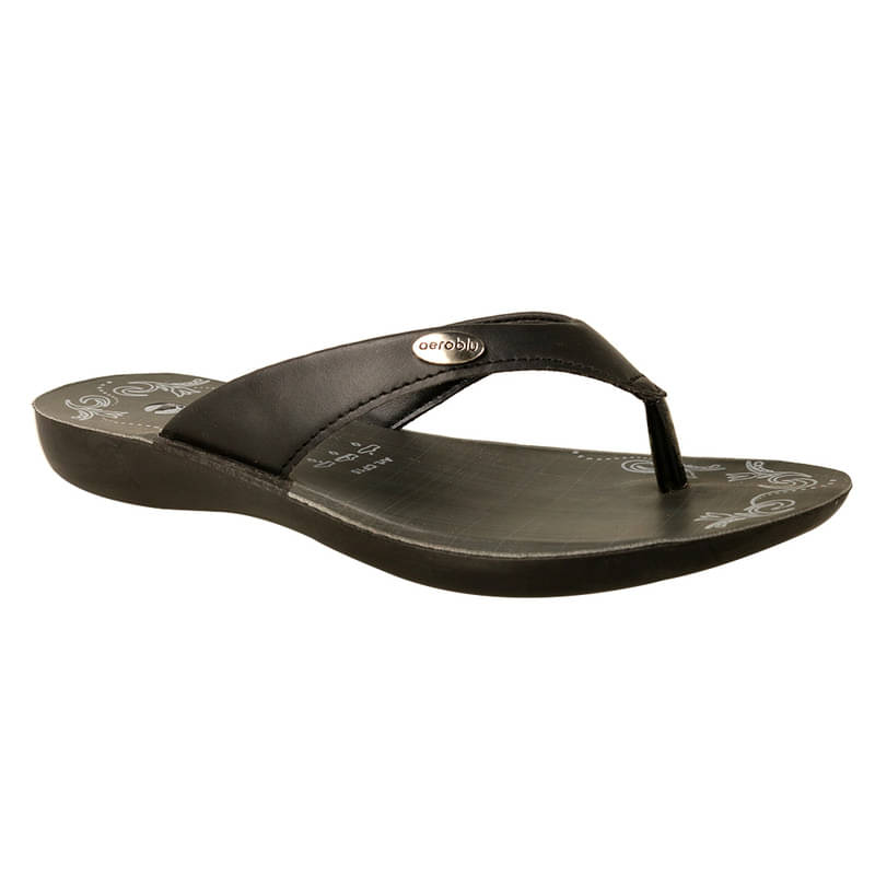     			Aeroblu Footwear Black Women's Flats