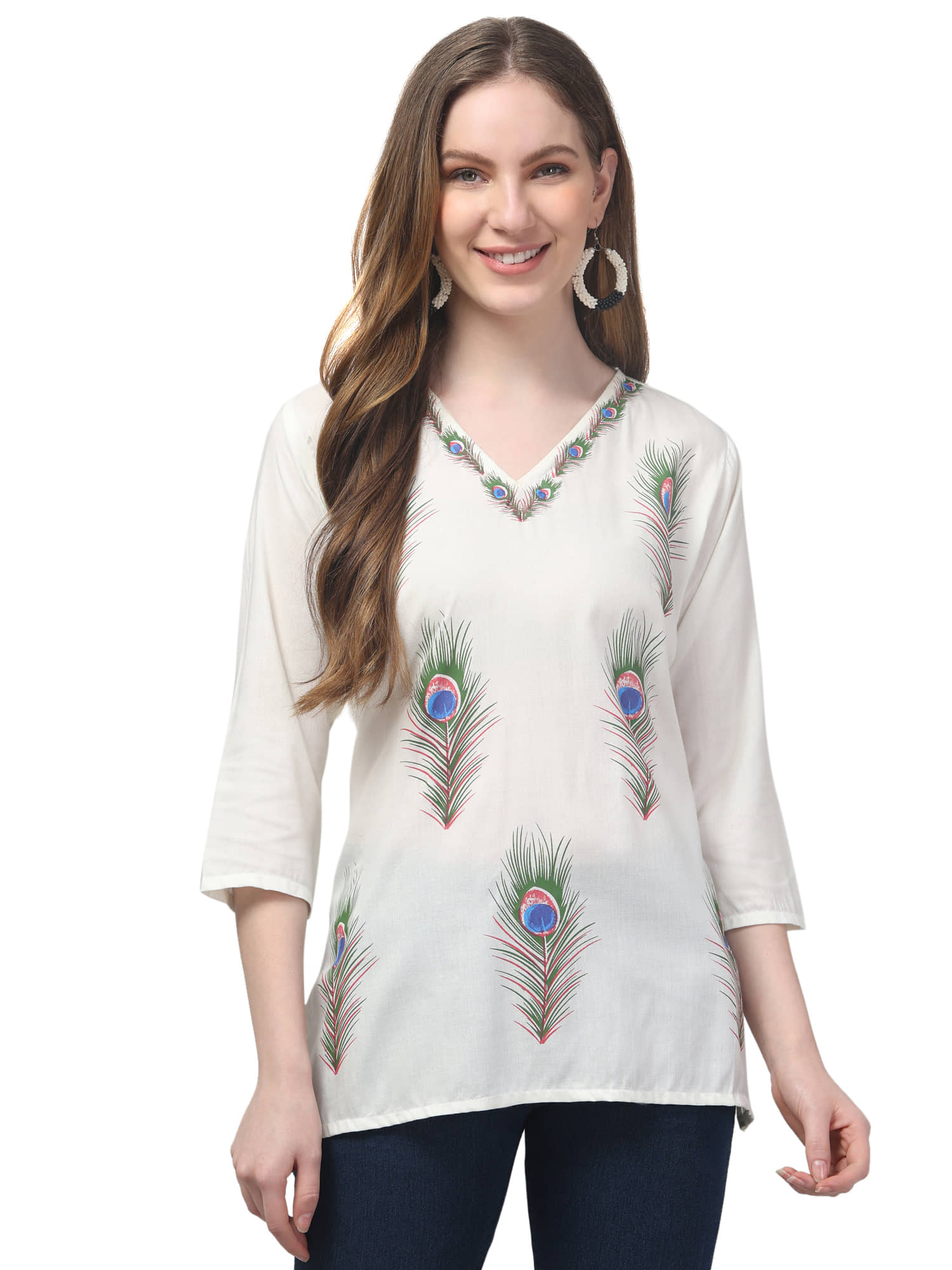 Rayon Short Kurti For Women (Pack of 1) - Kurtis, Tunics | Buy online on ZillyBuy