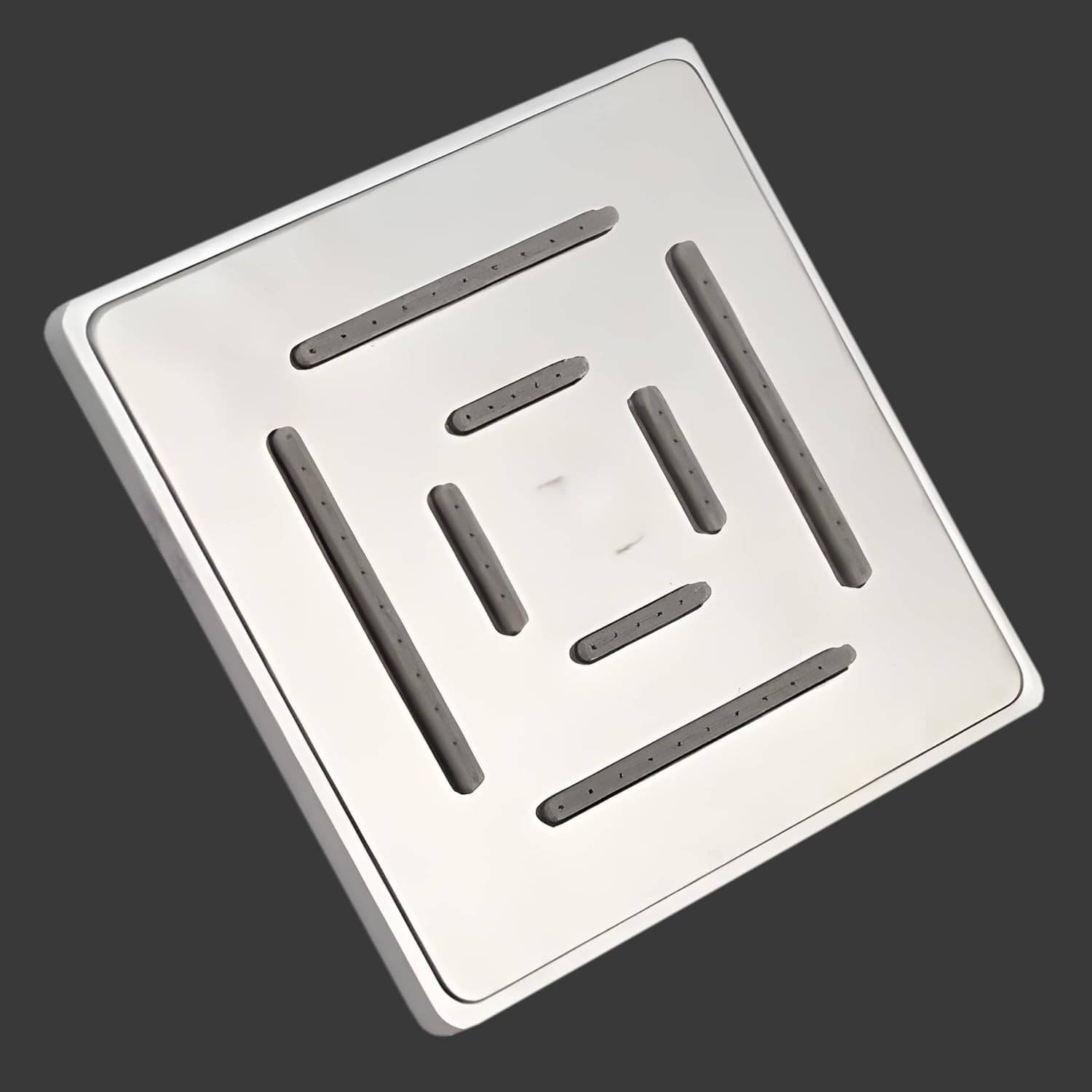 BATHONIX 4x4 S.S-304 Maze Shower Head Only 1Pcs Stainless Steel Overhead Shower     			BATHONIX 4x4 S.S-304 Maze Shower Head Only 1Pcs Stainless Steel Overhead Shower