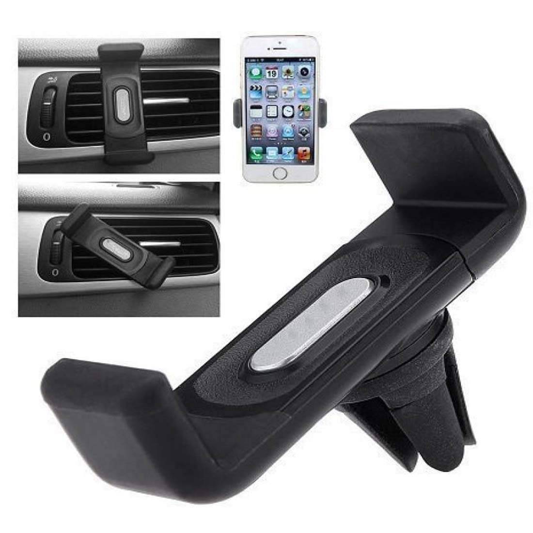 BKN Air Vent Horizontal Clip Car Mobile Holder - Black BKN Air Vent Horizontal Clip Car Mobile Holder - Black
