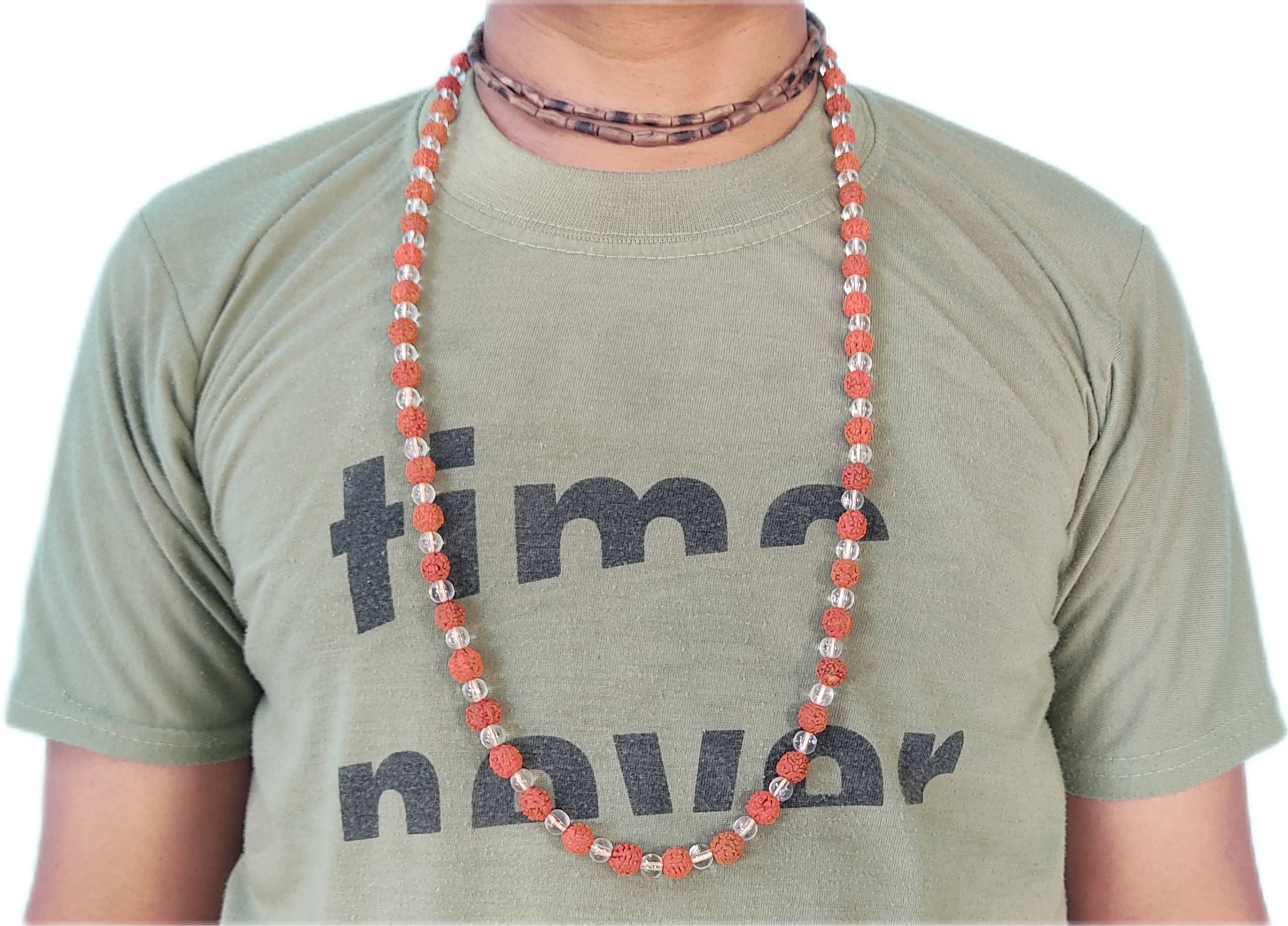     			Basukiya Rudraksha Mala ( Pack of 1 )