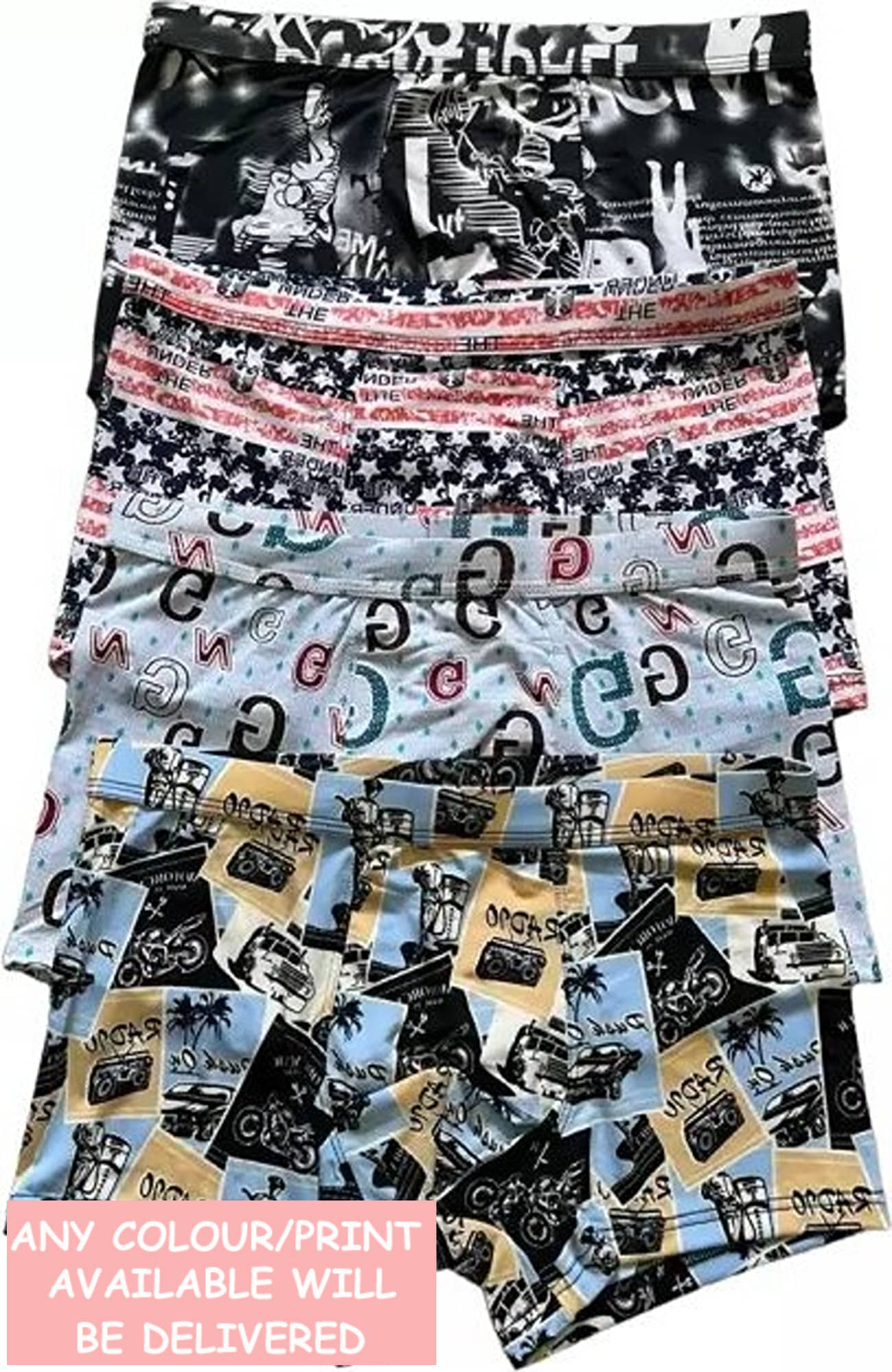 CAVENDRES Pack of 4 Nylon Trunks For Men's ( Multicolor )