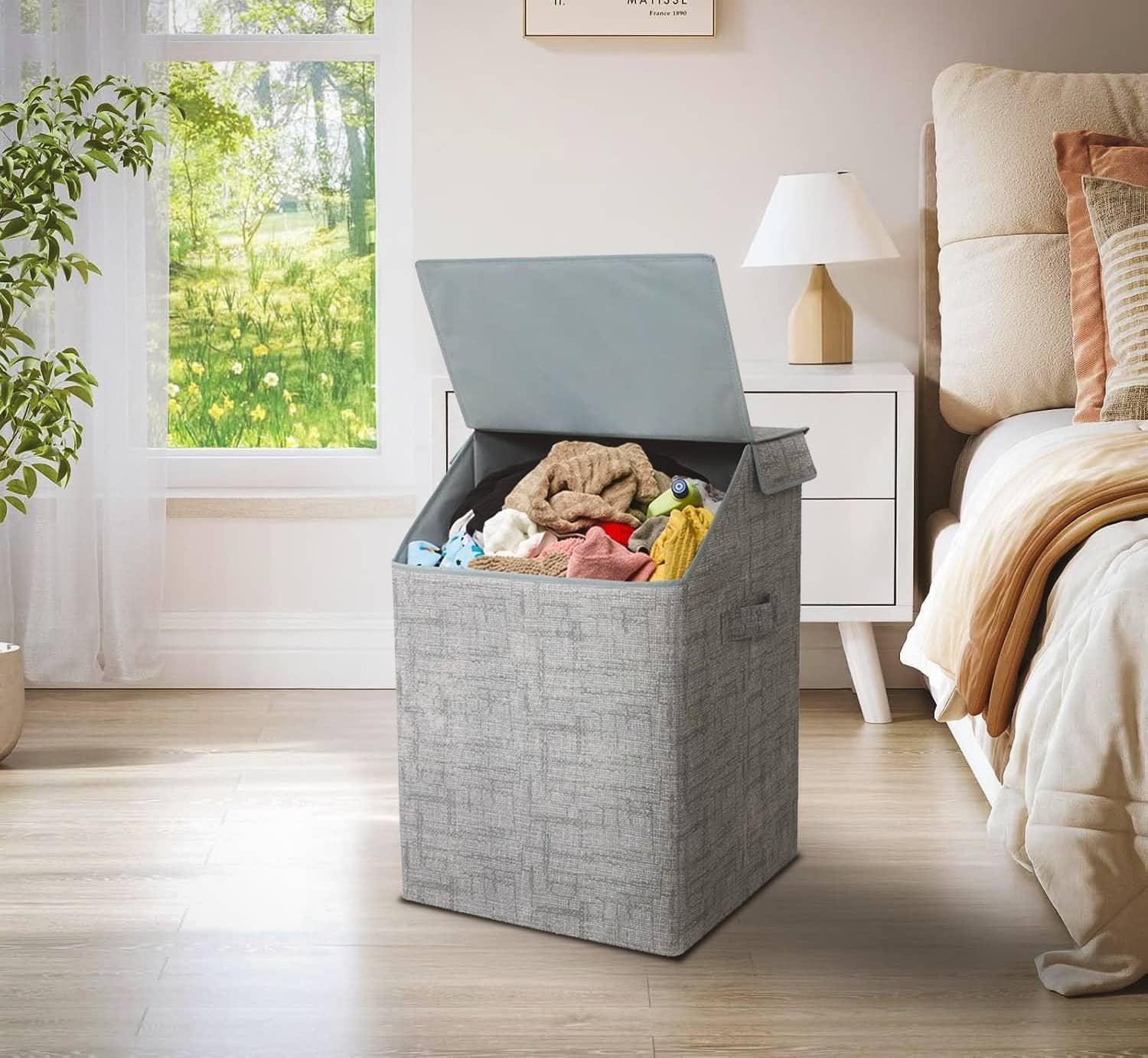 Cutbaaz Grey Laundry Bags ( Pack of 1 )