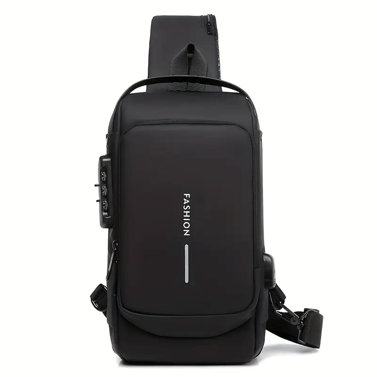 Gjshop Black Solid Messenger Bag - Handbags | Buy online on ZillyBuy