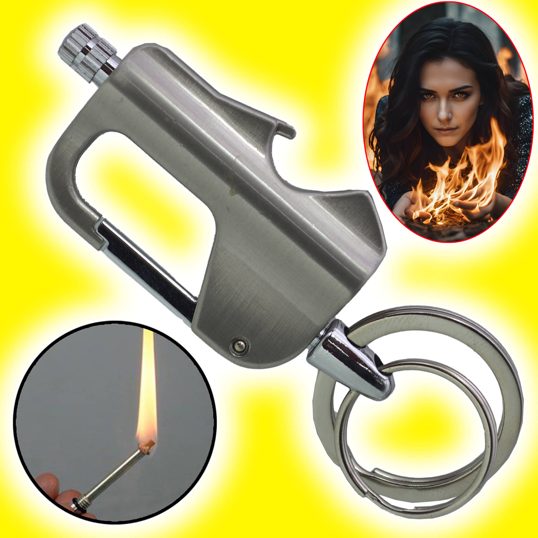 JMALL Silver Aluminium Cigarette Lighter ( Pack of 1 ) - Cookware | Buy online on ZillyBuy