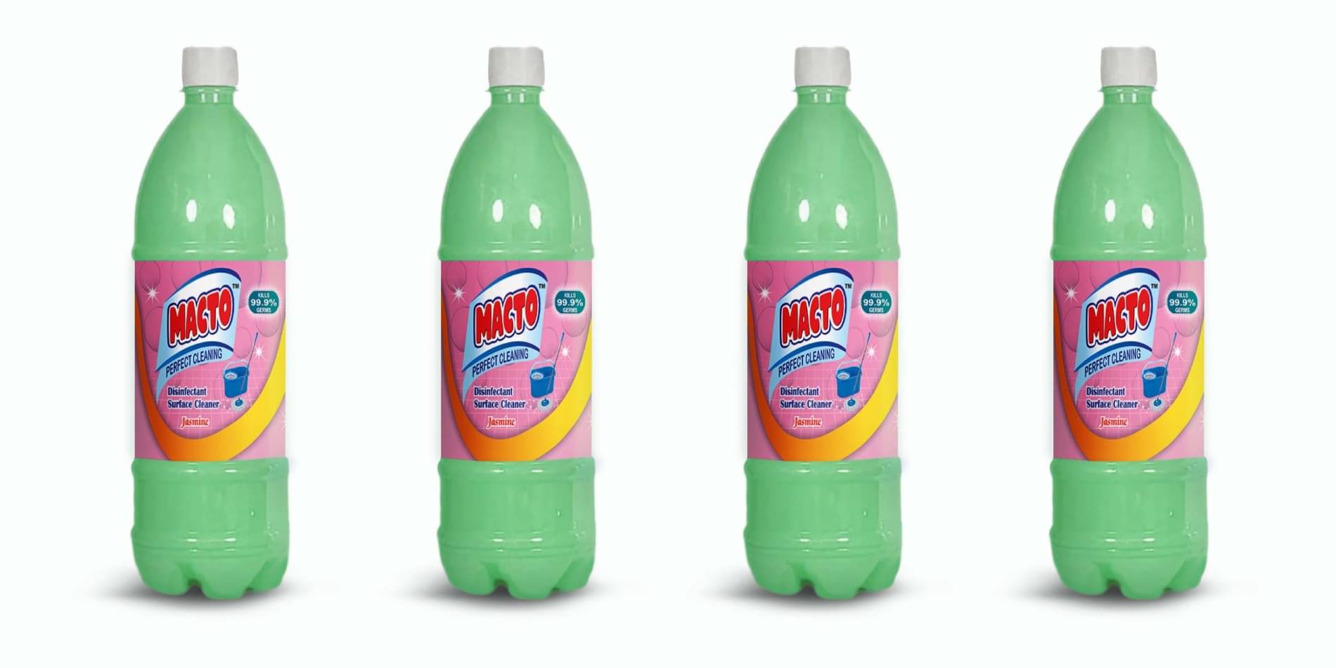     			MACTO Disinfectant Floor Cleaner Jasmine 4 L Pack Of 4