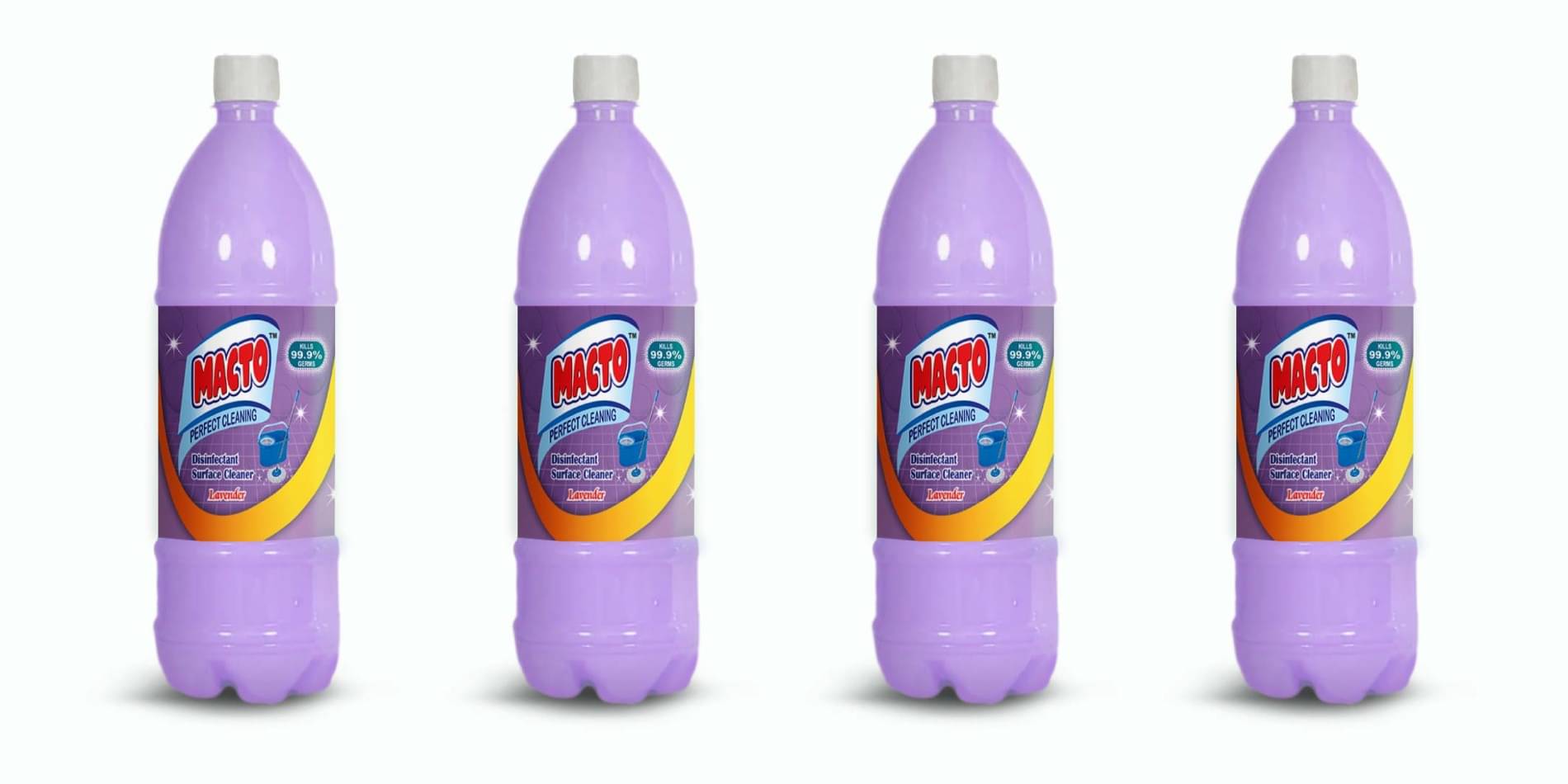     			MACTO Disinfectant Floor Cleaner Lavender 4 L Pack Of 4