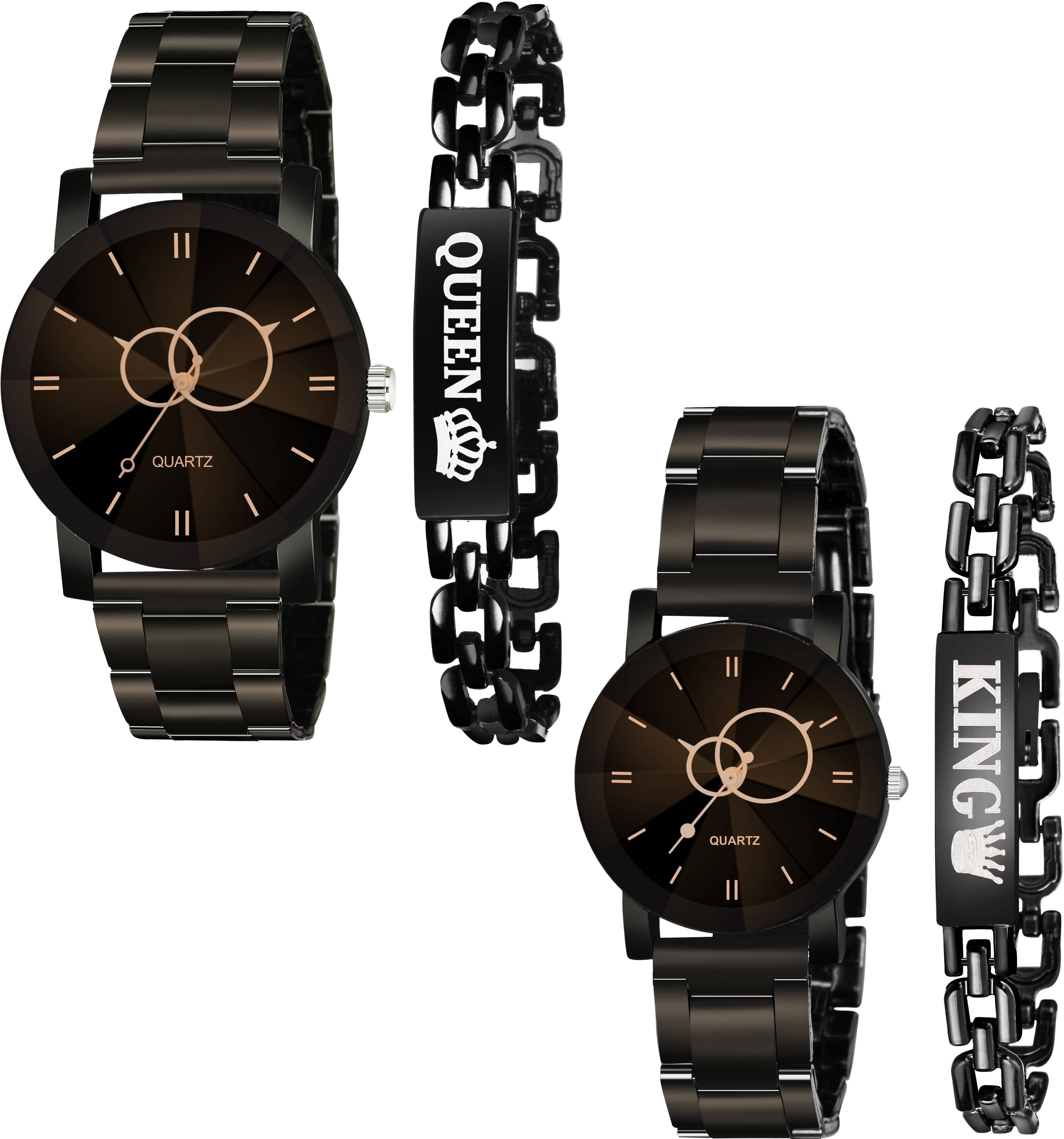     			MIVAAN Black Metal Analog Men's Watch