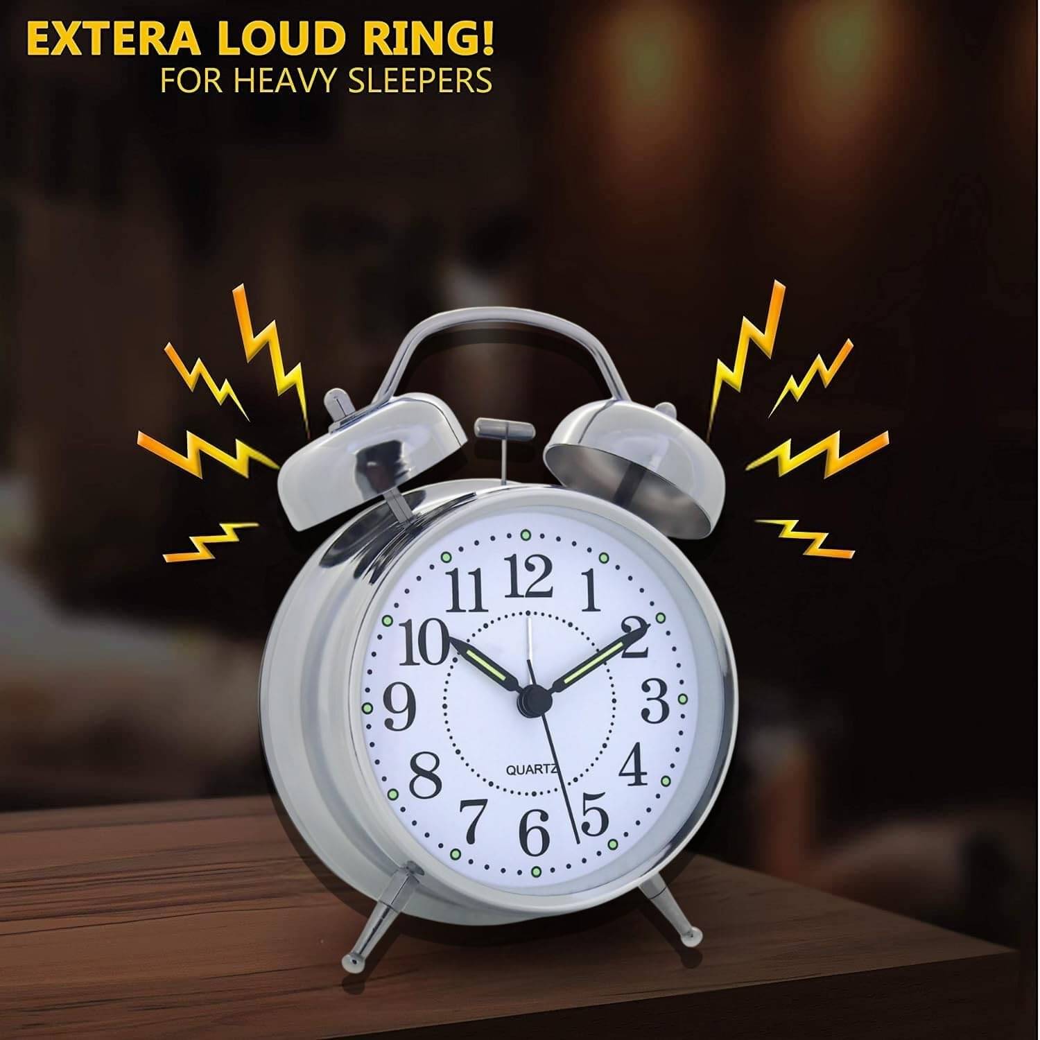 Niva Analog Alarm Clock - Pack of 1 Niva Analog Alarm Clock - Pack of 1