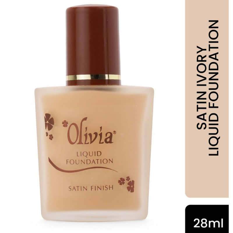 OLIVIA Natural Liquid For All Skin Types Skin Medium Foundation Pack of 1